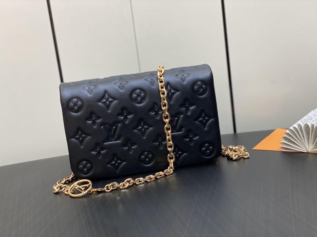 Bagsaaa L0vis Vvtt0n M82116 Pochette Coussin Black - 20 x 14 x 8 cm