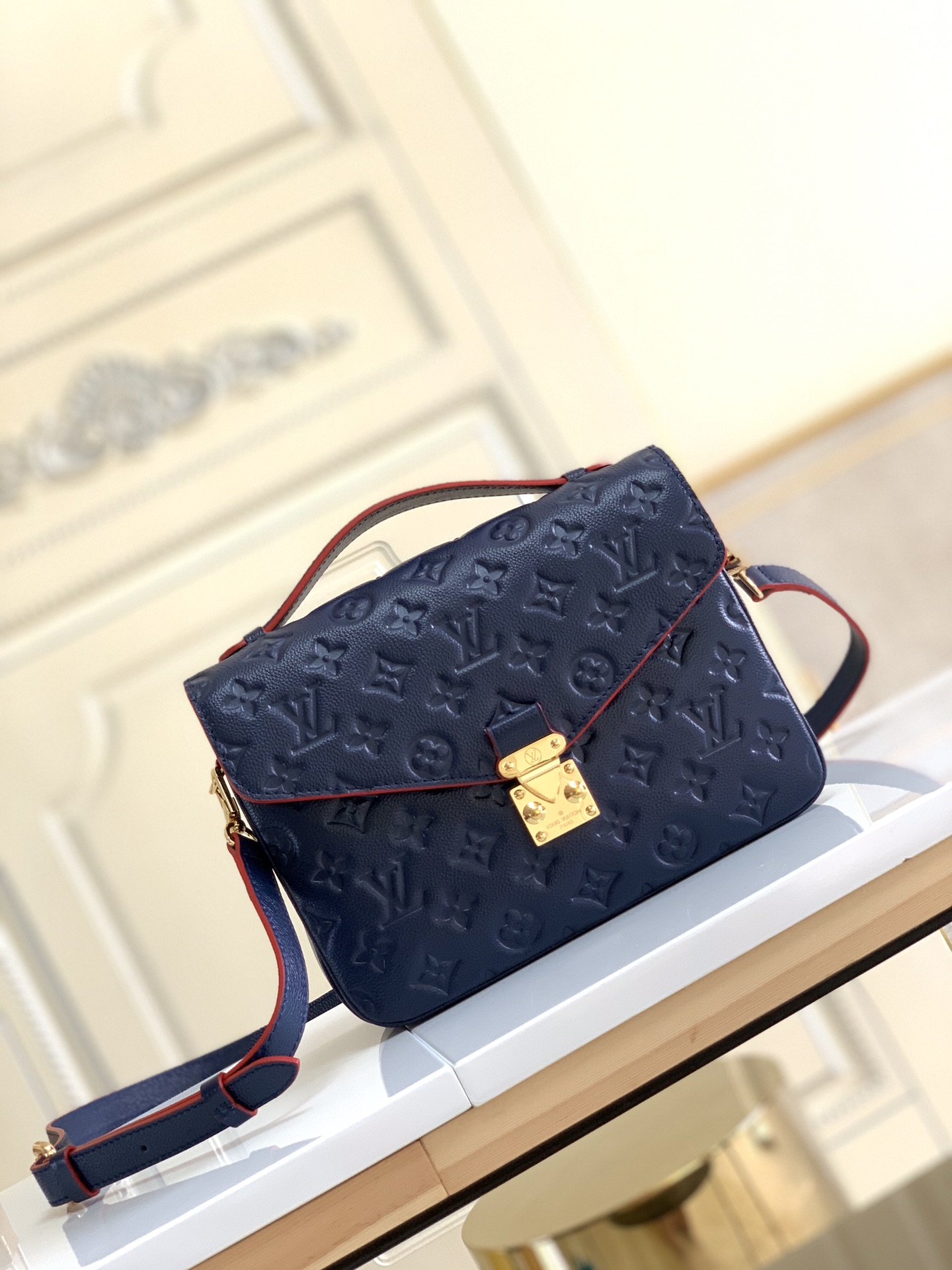 Bagsaaa L0vis Vvtt0n Pochette Métis M44071 Navy Blue - 25 x 19 x 7 cm
