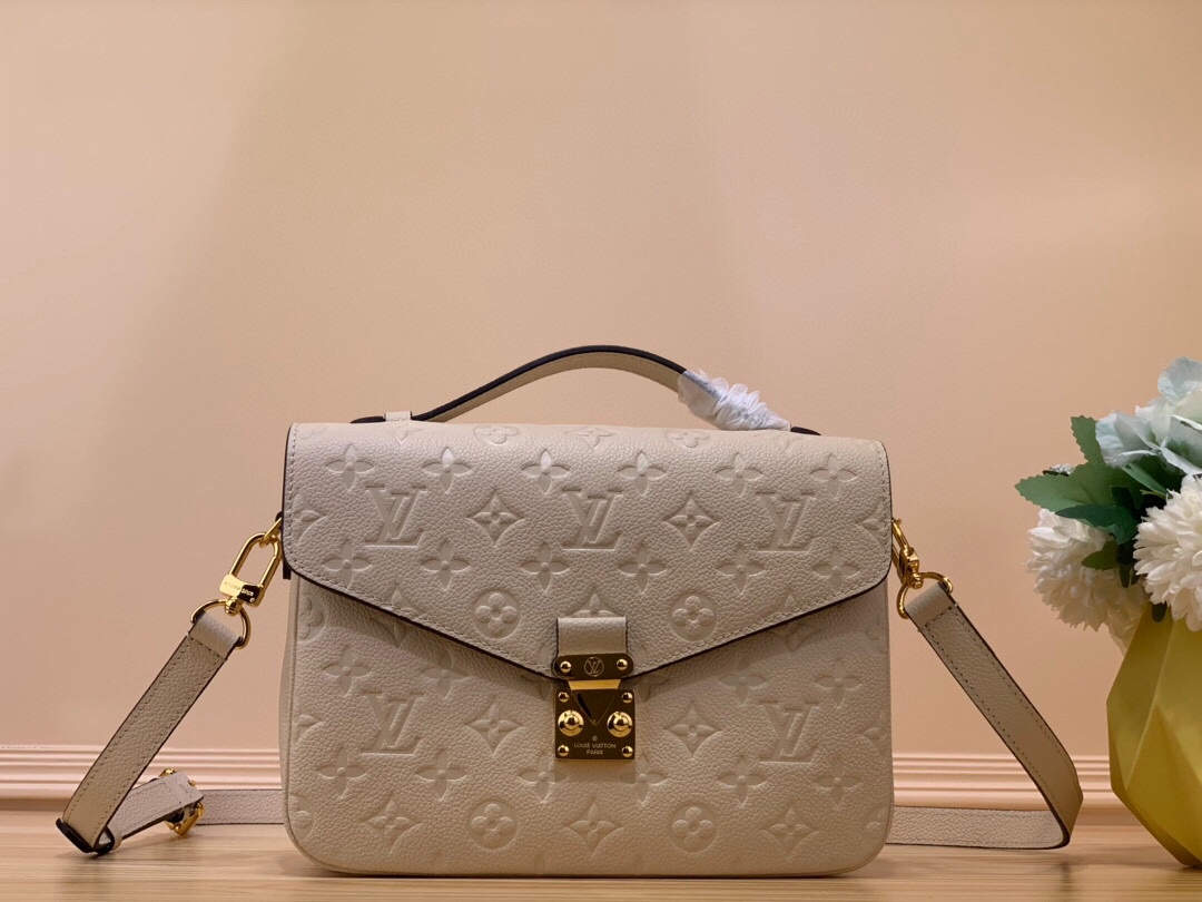 Bagsaaa L0vis Vvtt0n Pochette Métis M46552 Creme - 25 x 19 x 7 cm