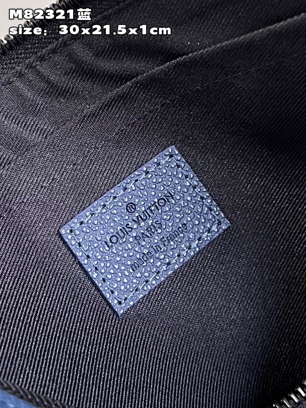 Bagsaaa L0vis Vvtt0n Pochette To-Go M82321 Blue - 30 x 21.5 x 1 cm