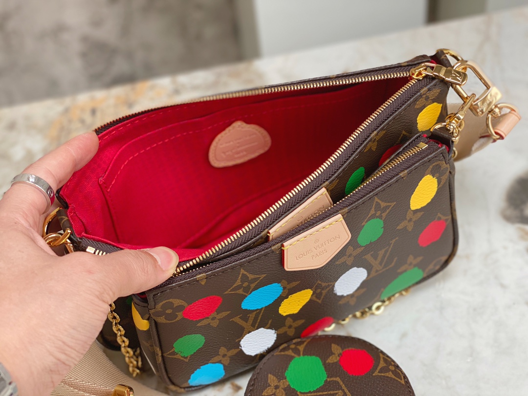 Bagsaaa LV x YK Multi Pochette Accessoires M46385 - 25x14.5x4.5 cm