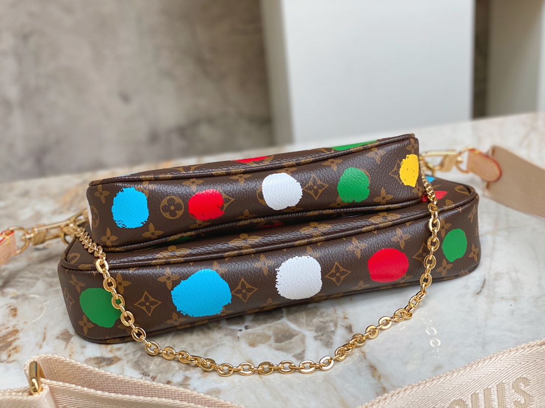 Bagsaaa LV x YK Multi Pochette Accessoires M46385 - 25x14.5x4.5 cm