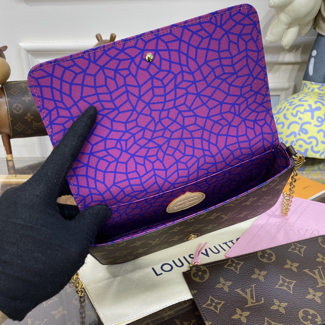 Bagsaaa LV x YK Félicie Pochette M82108 - 21x12x3 cm