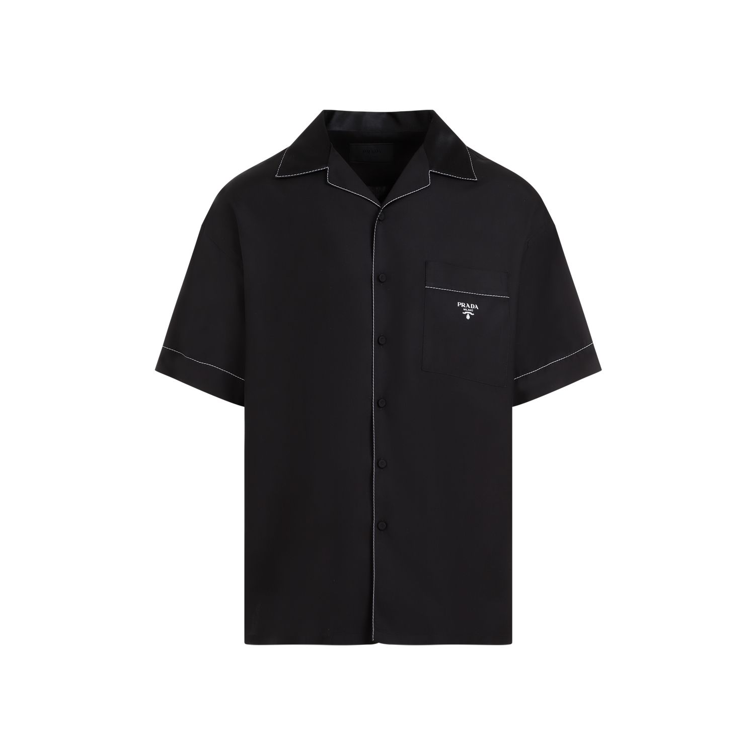 Bagsaaa Pra*a Black Silk Shirt