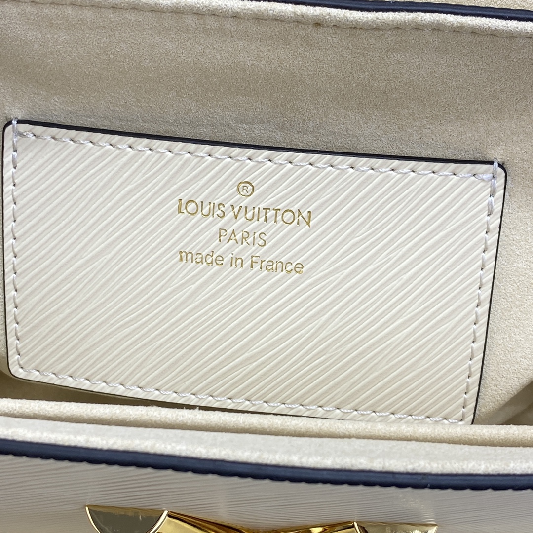 Bagsaaa L0vis Vvtt0n M21116 Twist MM Bag Cream Color - 23 x 17 x 9.5 cm
