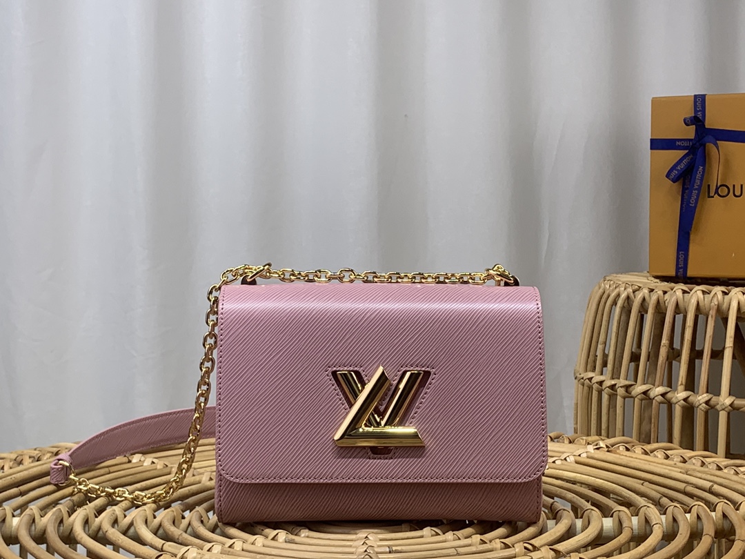 Bagsaaa L0vis Vvtt0n M20802 Twist MM Guimauve Purple - 23 x 17 x 9.5 cm