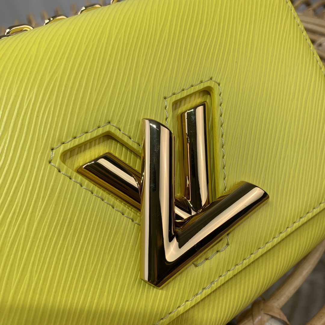 Bagsaaa L0vis Vvtt0n M20688 Lime Yellow Twist PM - 19 x 15 x 9 cm