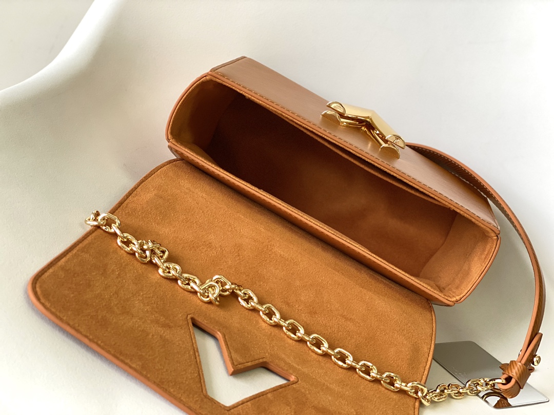 Bagsaaa L0vis Vvtt0n M59686 Twist MM Gold Miel Brown - 23 x 17 x 9.5 cm