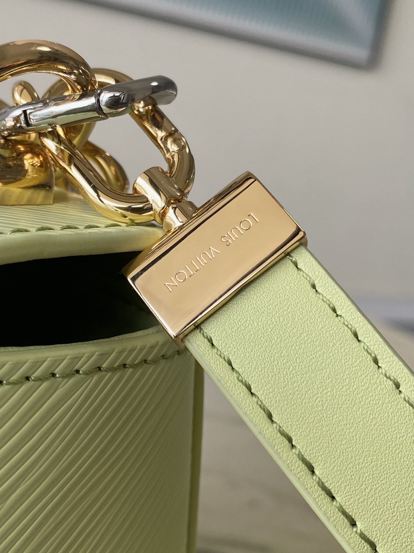 Bagsaaa L0vis Vvtt0n M22768 Twist PM Green - 19 x 15 x 9 cm