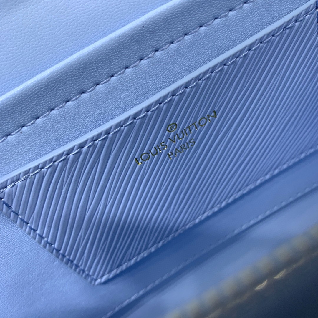 Bagsaaa L0vis Vvtt0n Twist MM Bleu Nuage Blue M21721 - 23x17x9.5 cm