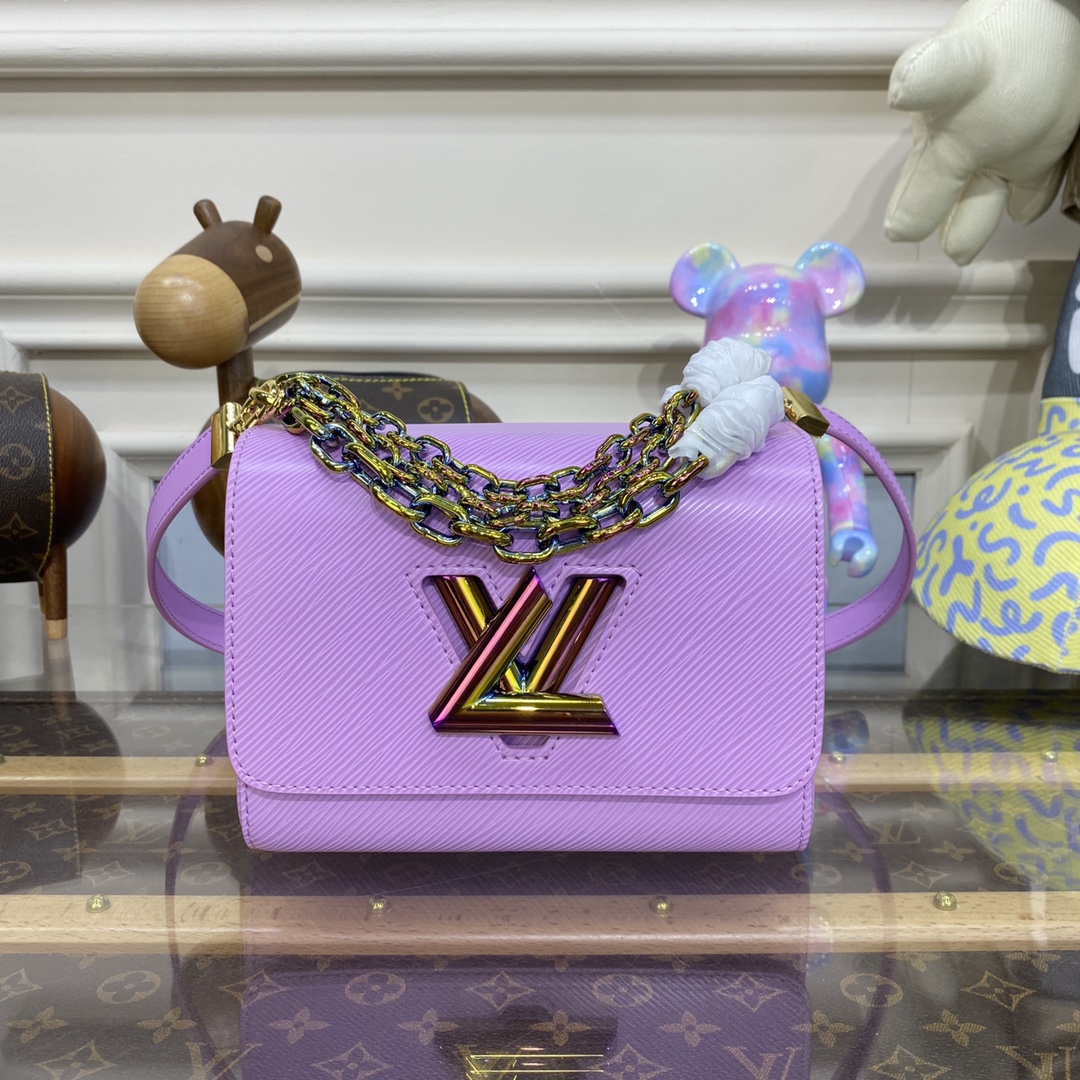 Bagsaaa L0vis Vvtt0n Twist PM Lilas Provence Violet M22098 - 19x15x9 cm