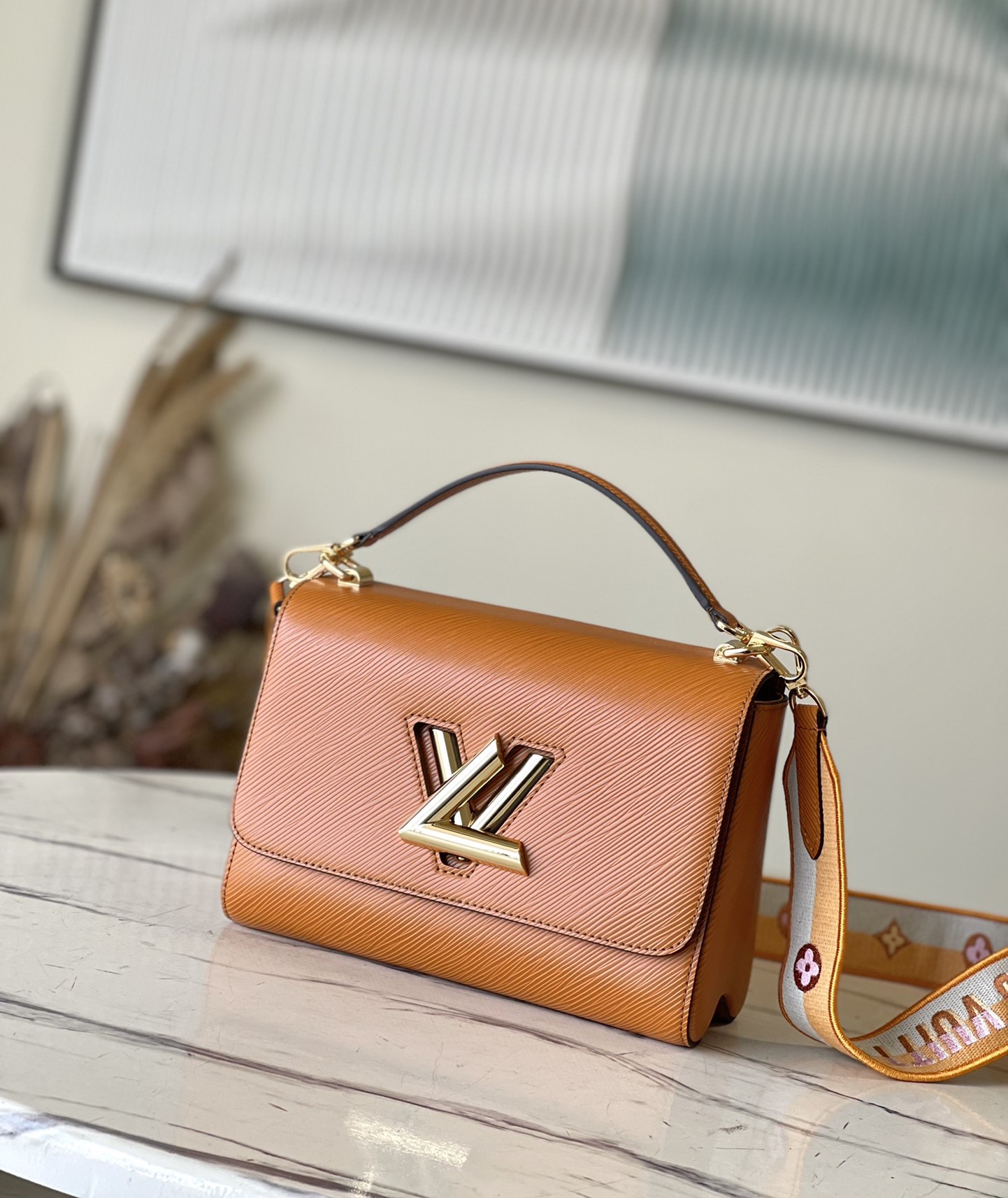 Bagsaaa L0vis Vvtt0n Twist MM M21555 Gold Honey - 23x17x9.5 cm