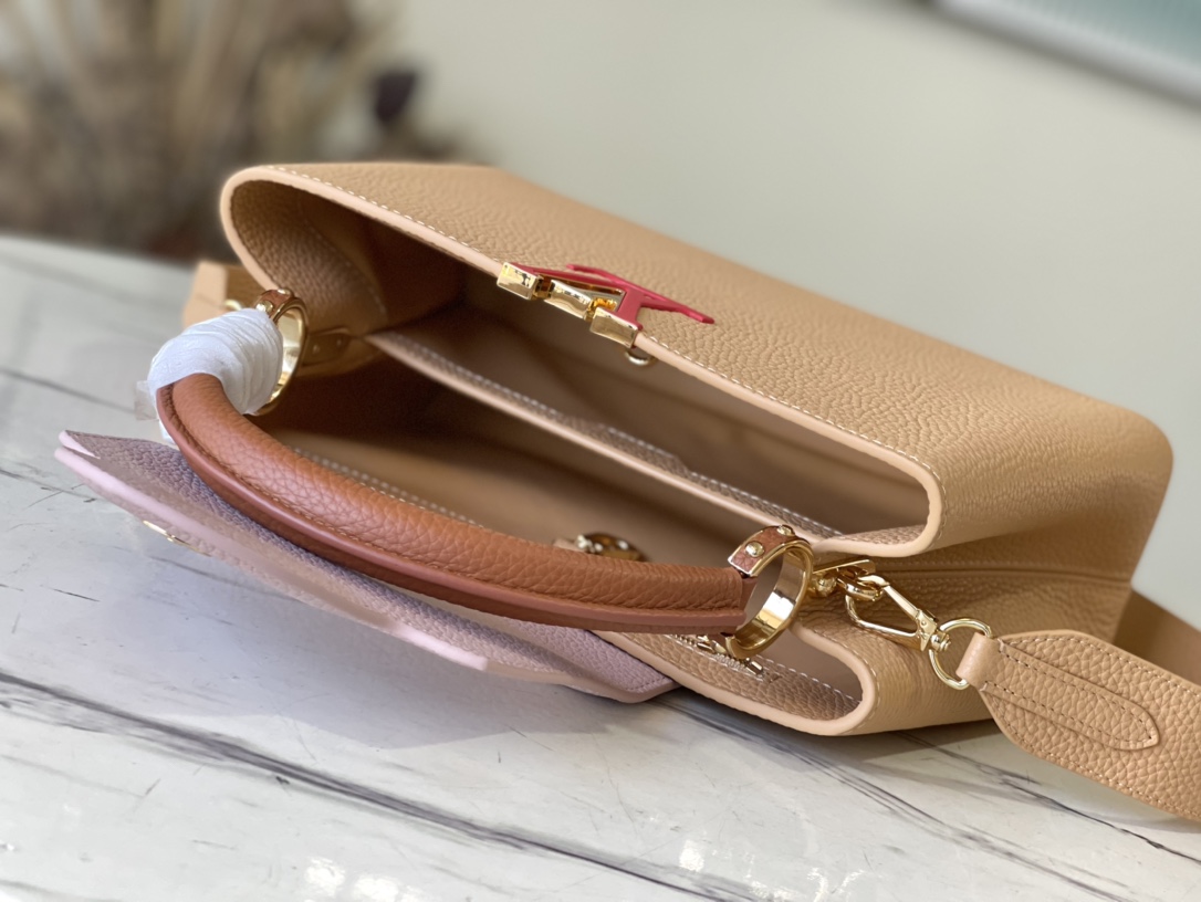 Bagsaaa L0vis Vvtt0n M20784 Capucines MM Beige/Brown - 31.5 x 20 x 11 cm