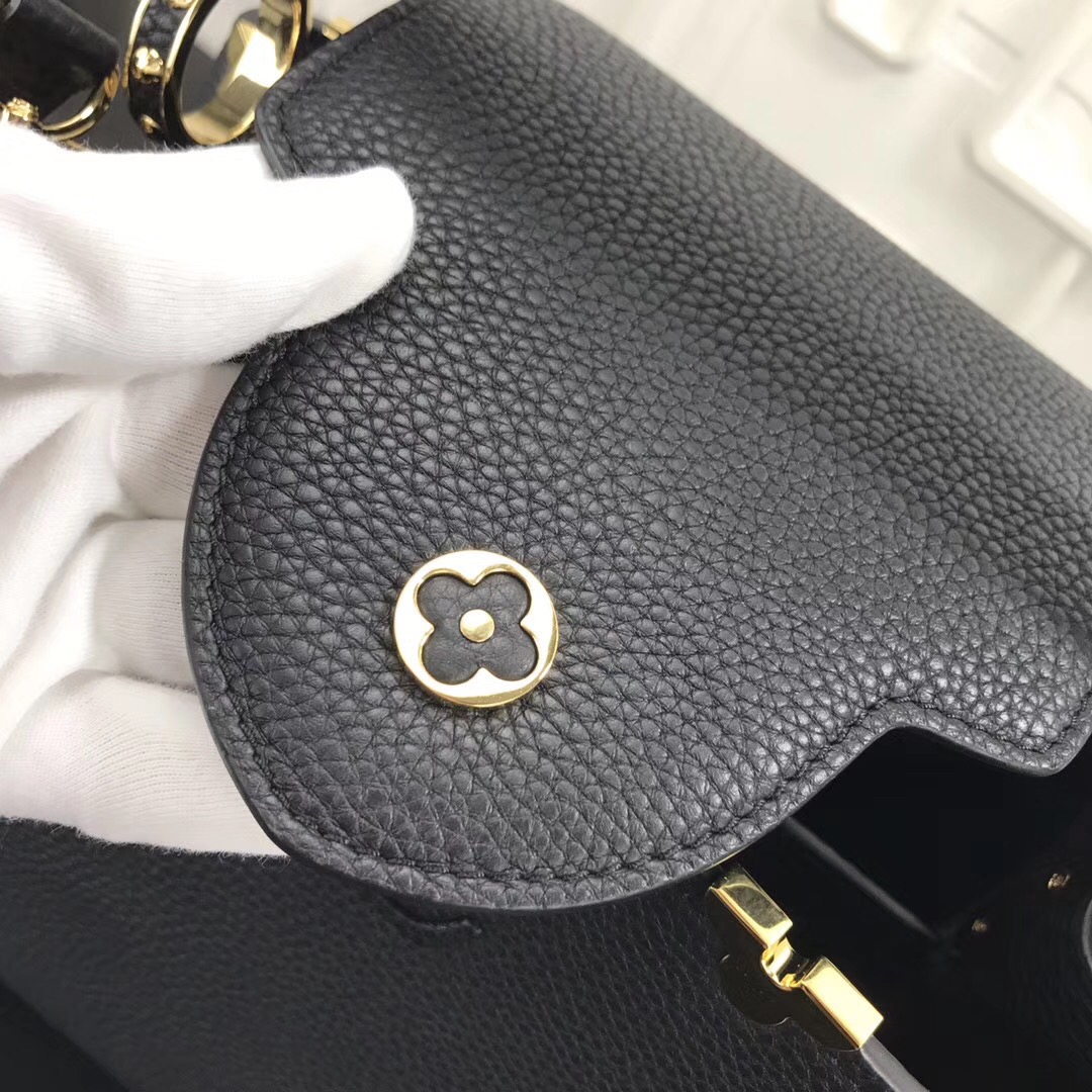 Bagsaaa L0vis Vvtt0n M54663 Capucines MM Bag Black - 31.5 x 20 x 11 cm