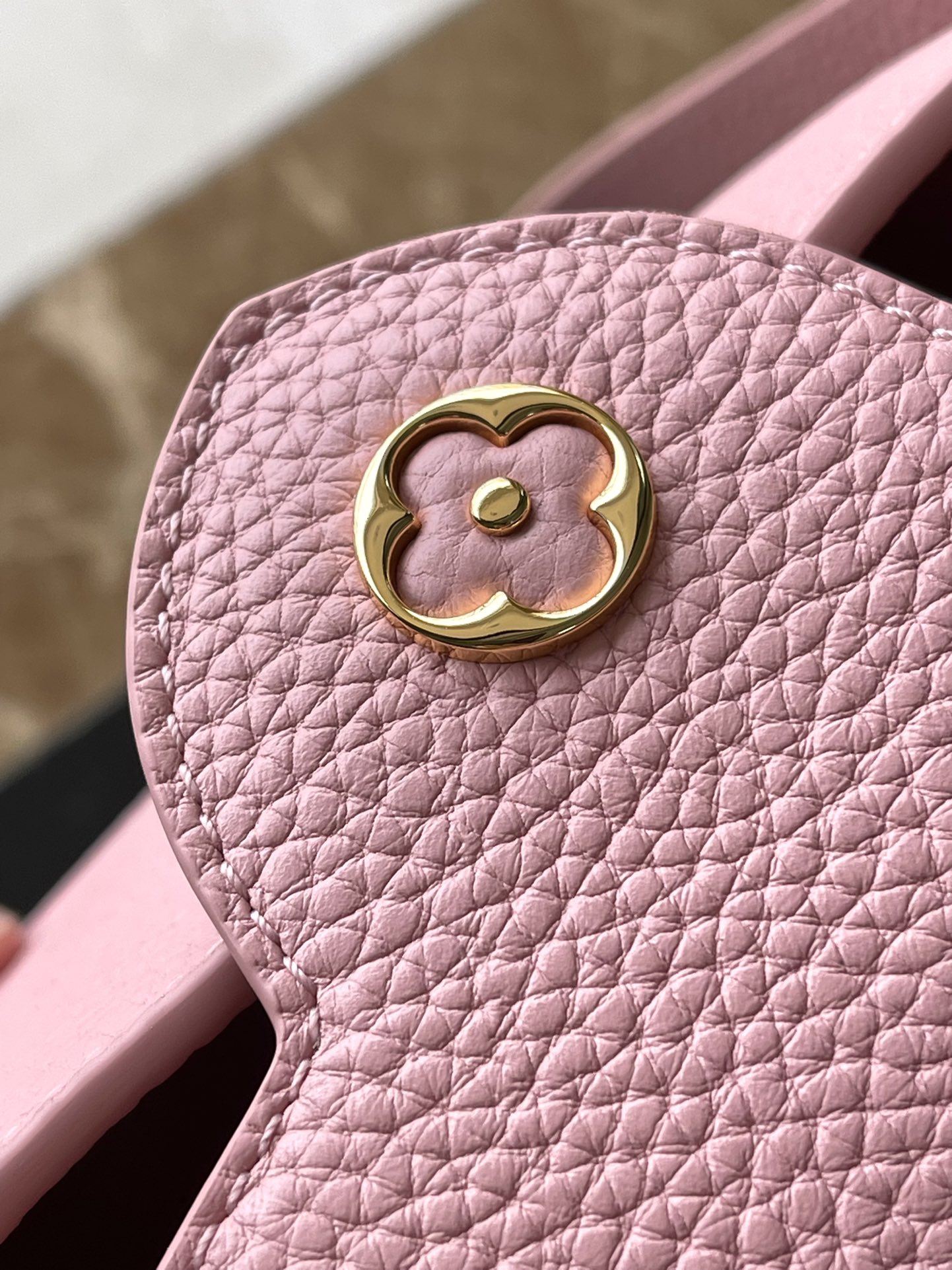 Bagsaaa L0vis Vvtt0n M24544 Capucines Mini Jasmine Pink - 21 x 14 x 8 cm