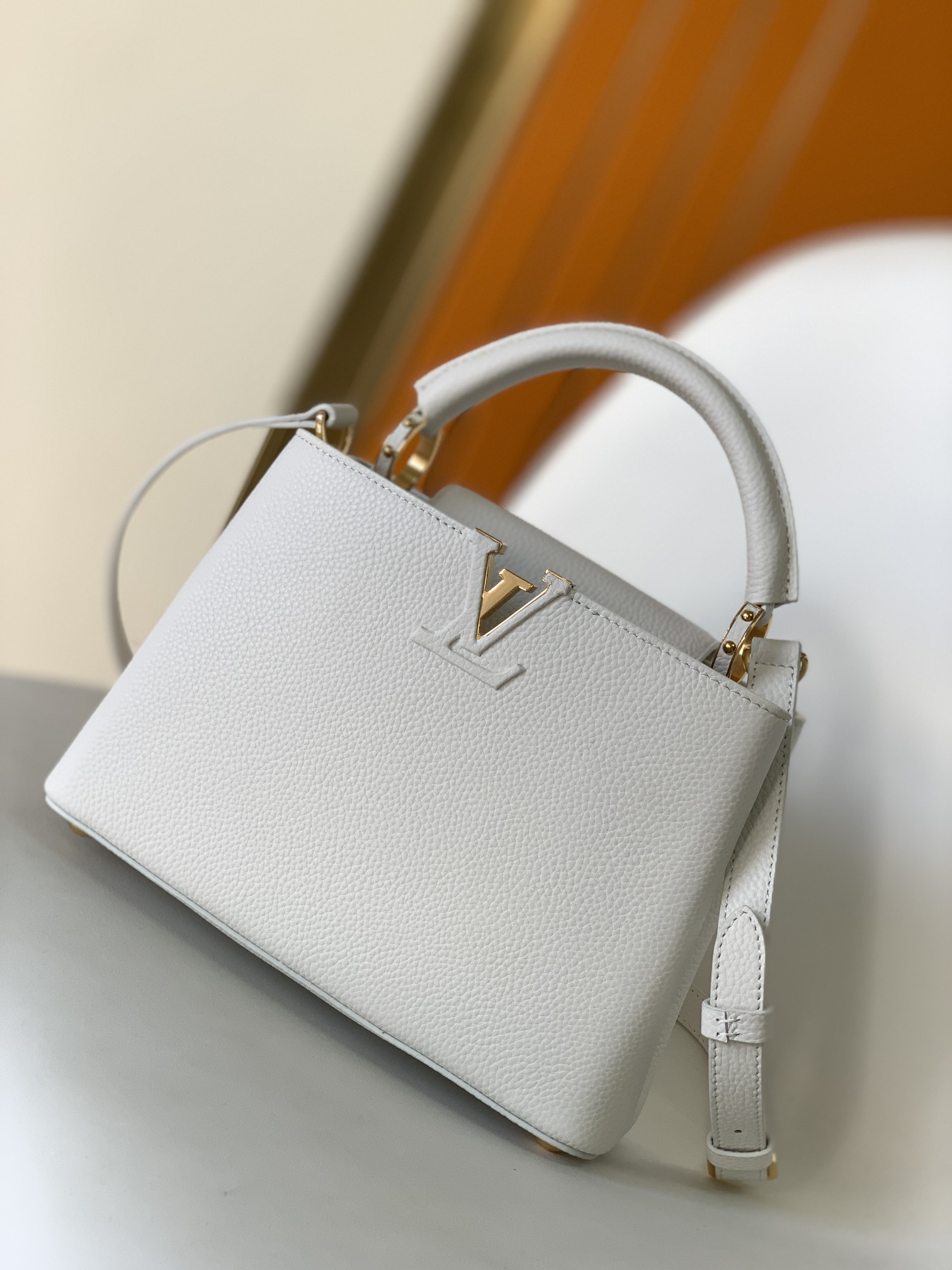 Bagsaaa L0vis Vvtt0n M55832 Capucines BB White - 27 x 18 x 9 cm