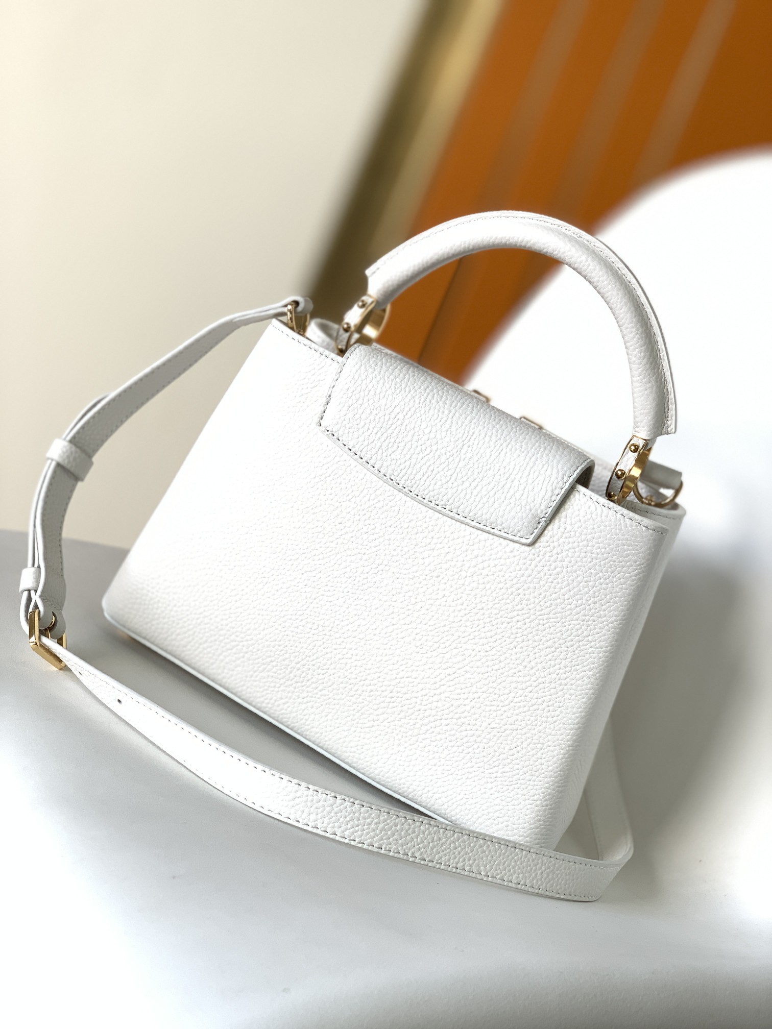 Bagsaaa L0vis Vvtt0n M55832 Capucines BB White - 27 x 18 x 9 cm