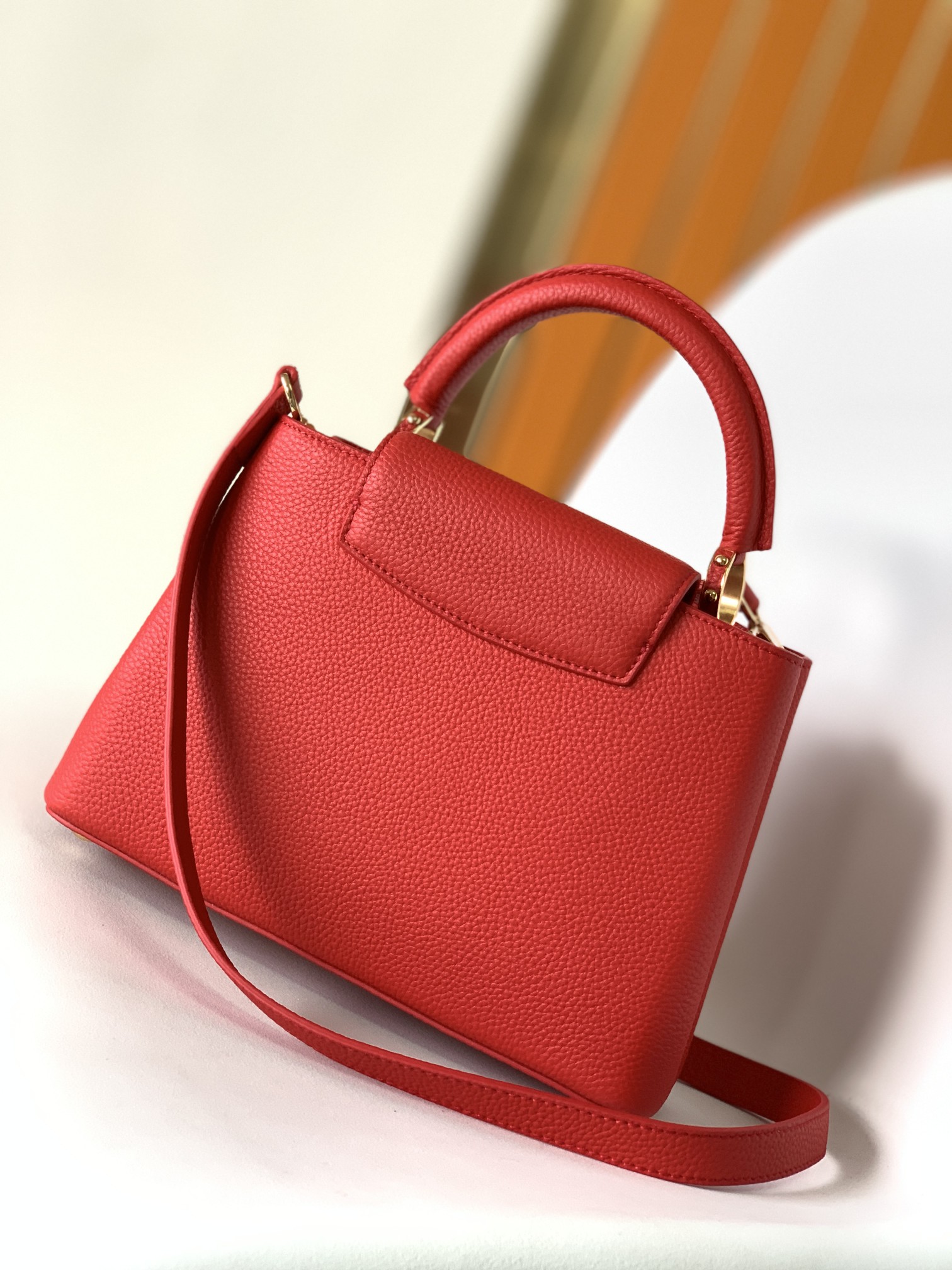 Bagsaaa L0vis Vvtt0n M52689 Capucines BB Scarlet Red - 27 x 18 x 9 cm