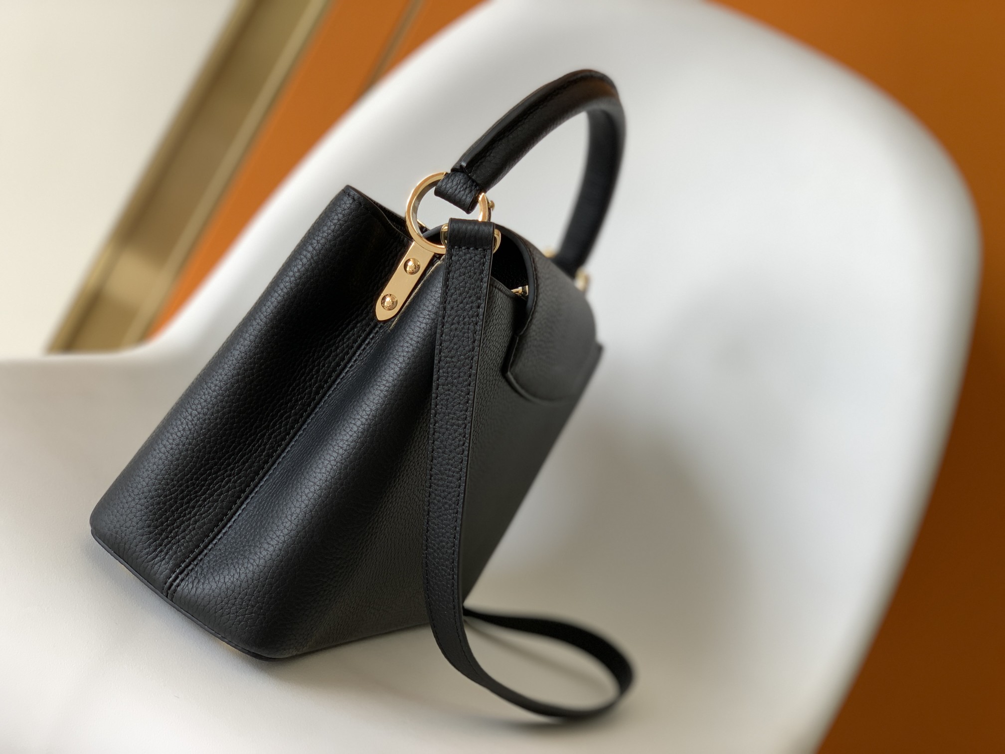 Bagsaaa L0vis Vvtt0n M42259 Capucines MM Black - 31.5 x 20 x 11 cm