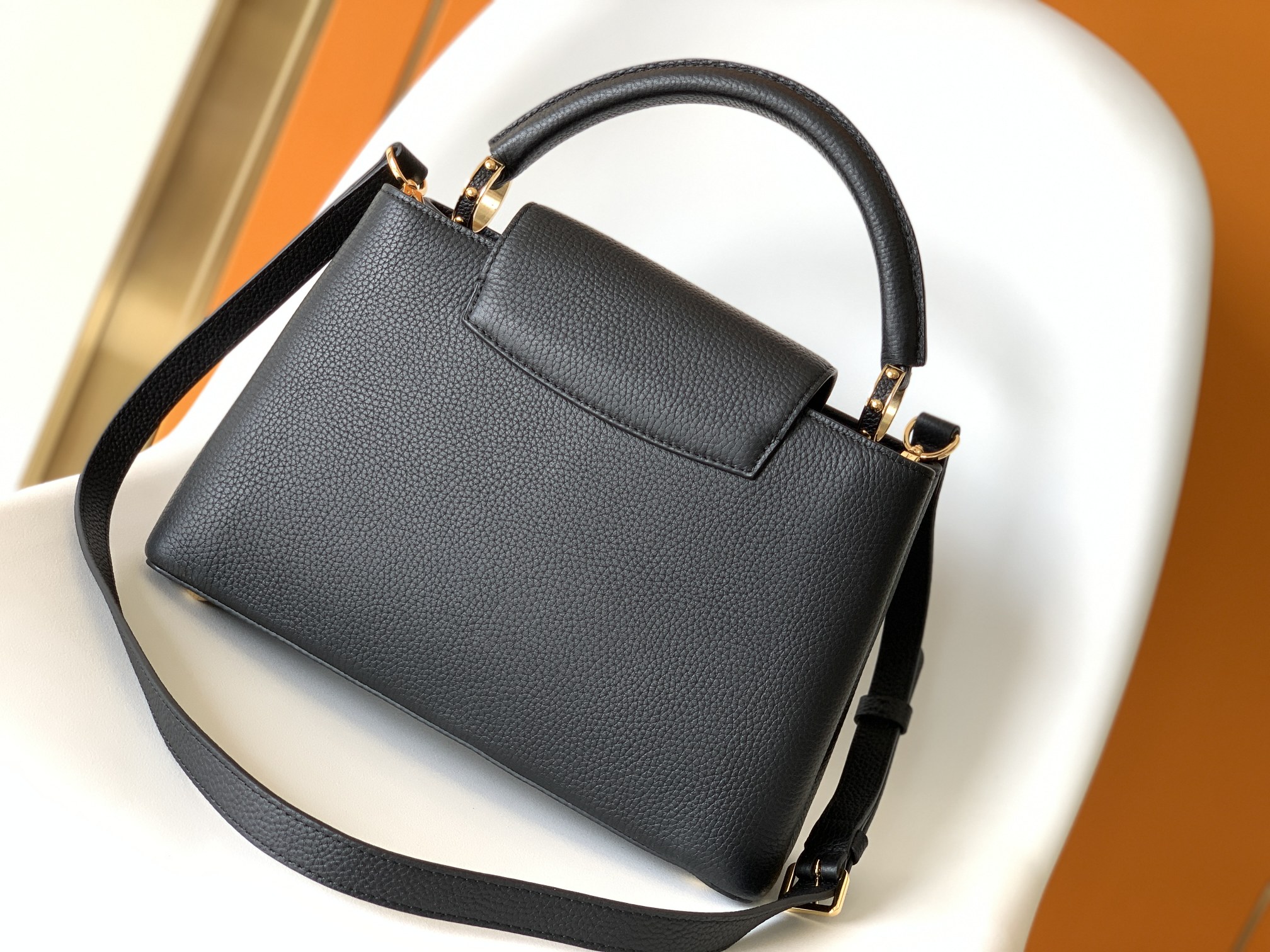Bagsaaa L0vis Vvtt0n M42259 Capucines MM Black - 31.5 x 20 x 11 cm