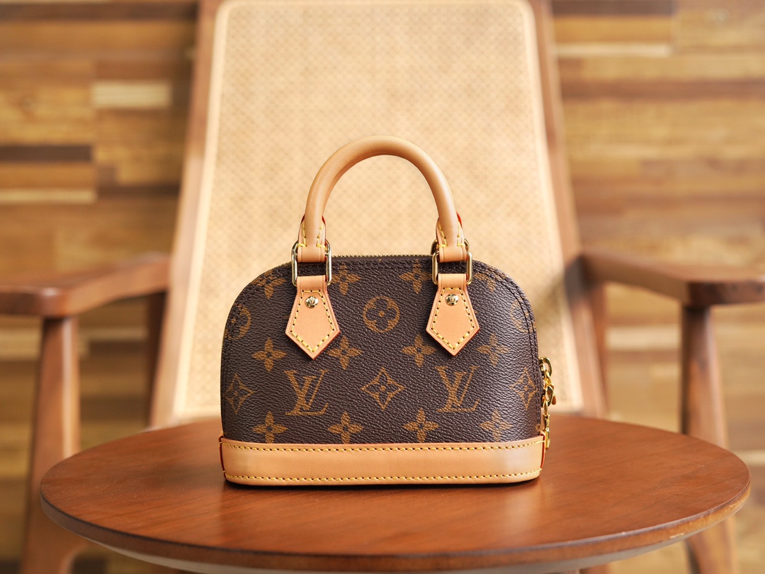 Bagsaaa L0vis Vvtt0n M82717 Nano Alma Bag Monogram - 18 x 12 x 8 cm