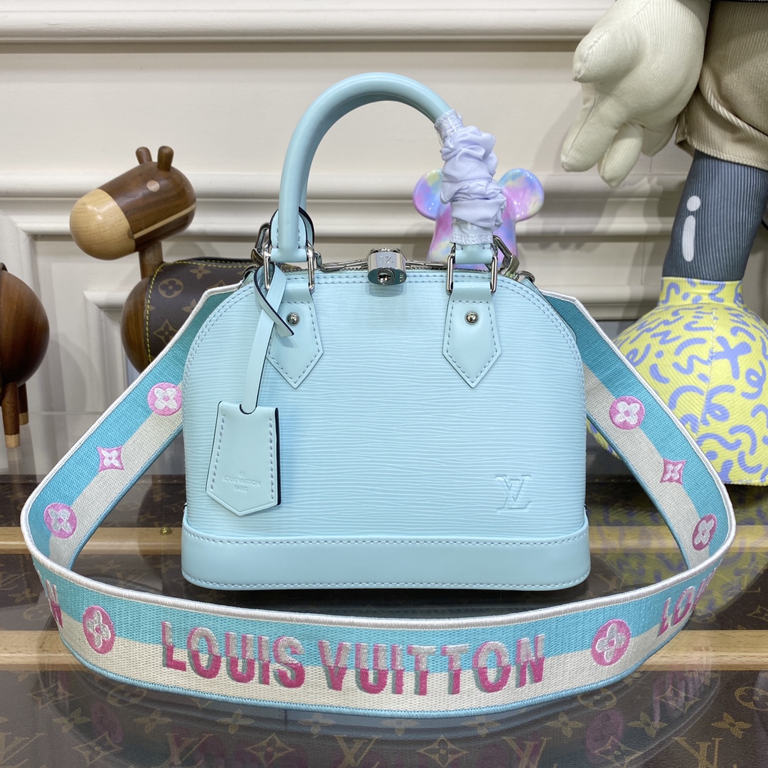 Bagsaaa L0vis Vvtt0n M22619 Alma BB Blue - 23.5 x 17.5 x 11.5 cm