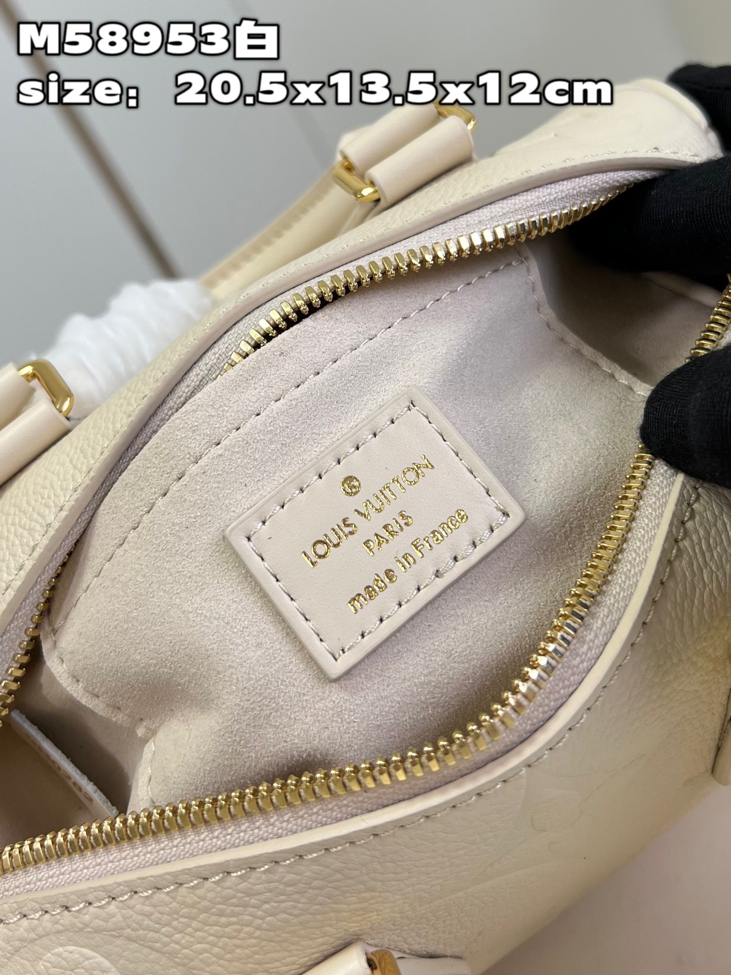 Bagsaaa L0vis Vvtt0n Speedy Bandoulière 20 Creme Beige M58954 - 20.5x13.5x12 cm