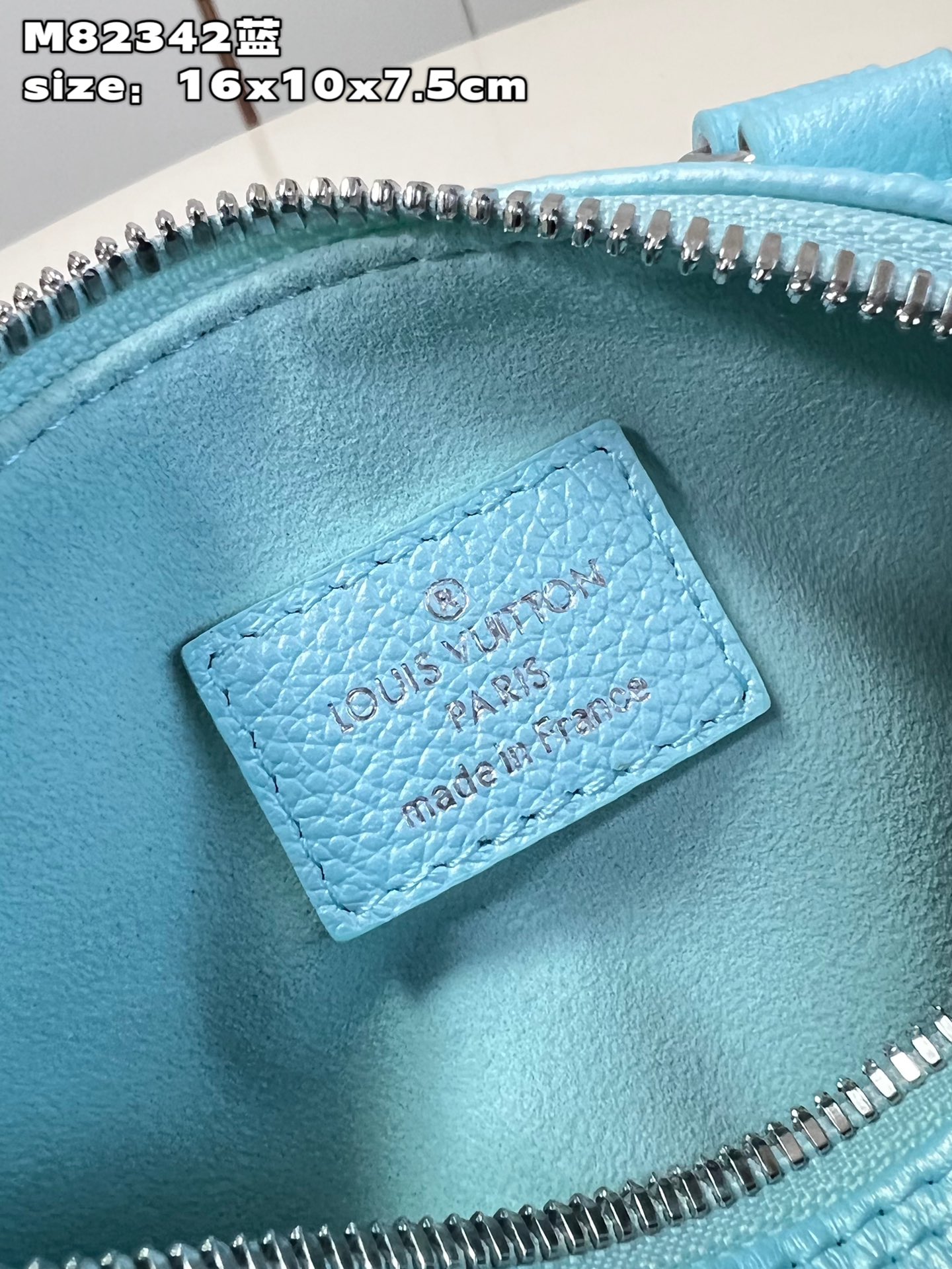 Bagsaaa L0vis Vvtt0n Nano Speedy M82342 Pearly Lagoon Turquoise - 16x10x7.5 cm