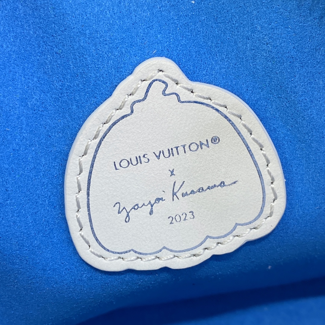 Bagsaaa LV x YK Speedy Bandoulière 20 Blue and White M46425 - 20.5x13.5x12 cm