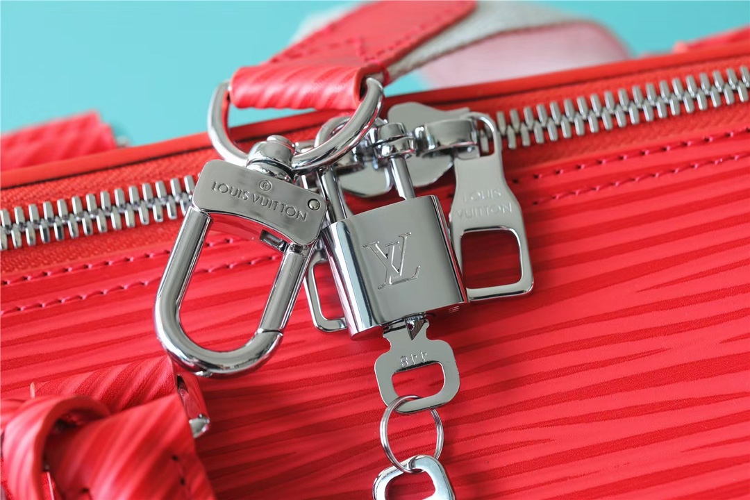 Bagsaaa L0vis Vvtt0n M23721 Keepall Bandoulière 50 Red - 50 x 29 x 23 cm