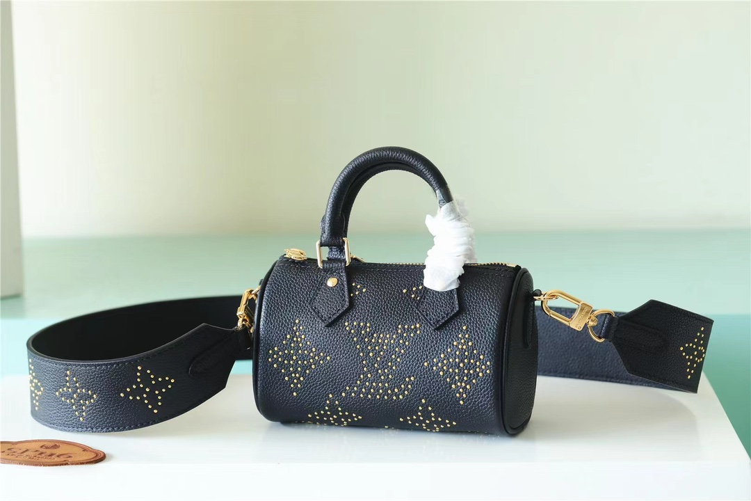 Bagsaaa L0vis Vvtt0n M46745 Nano Speedy Black - 16 x 10 x 7.5 cm