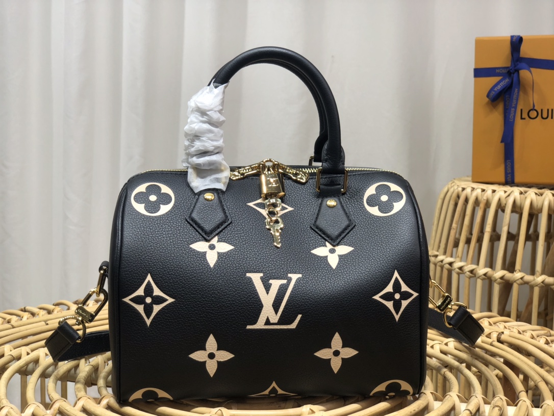 Bagsaaa L0vis Vvtt0n M58947 Speedy Bandoulière 25 Bicolor Monogram - 25 x 19 x 15 cm