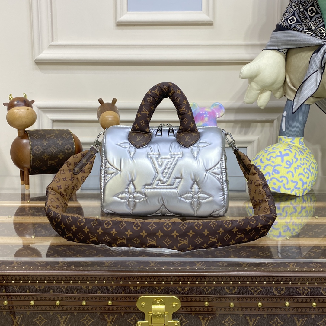 Bagsaaa L0vis Vvtt0n M20973 Speedy Bandoulière 25 Silver - 25 x 19 x 15 cm