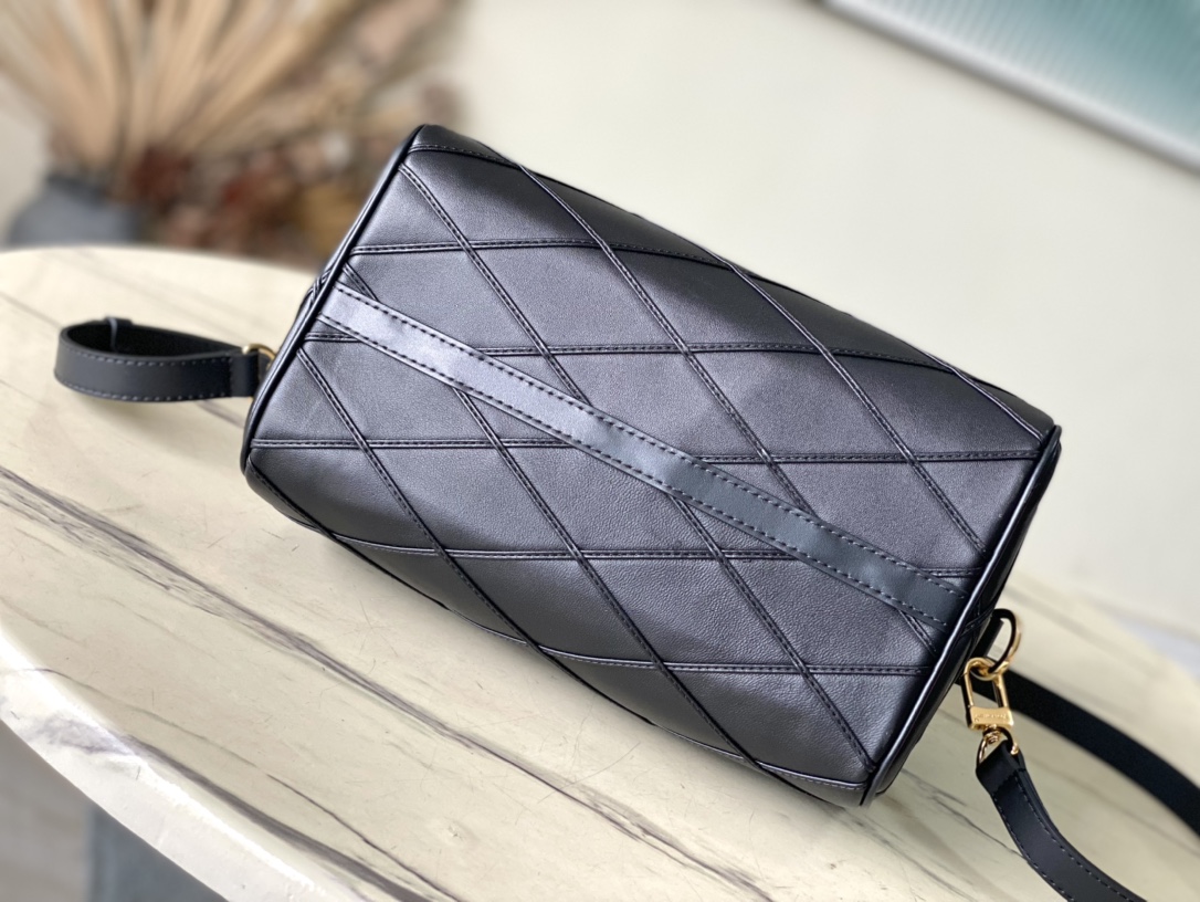 Bagsaaa L0vis Vvtt0n M24206 Speedy Bandoulière 25 Black - 25 x 19 x 15 cm