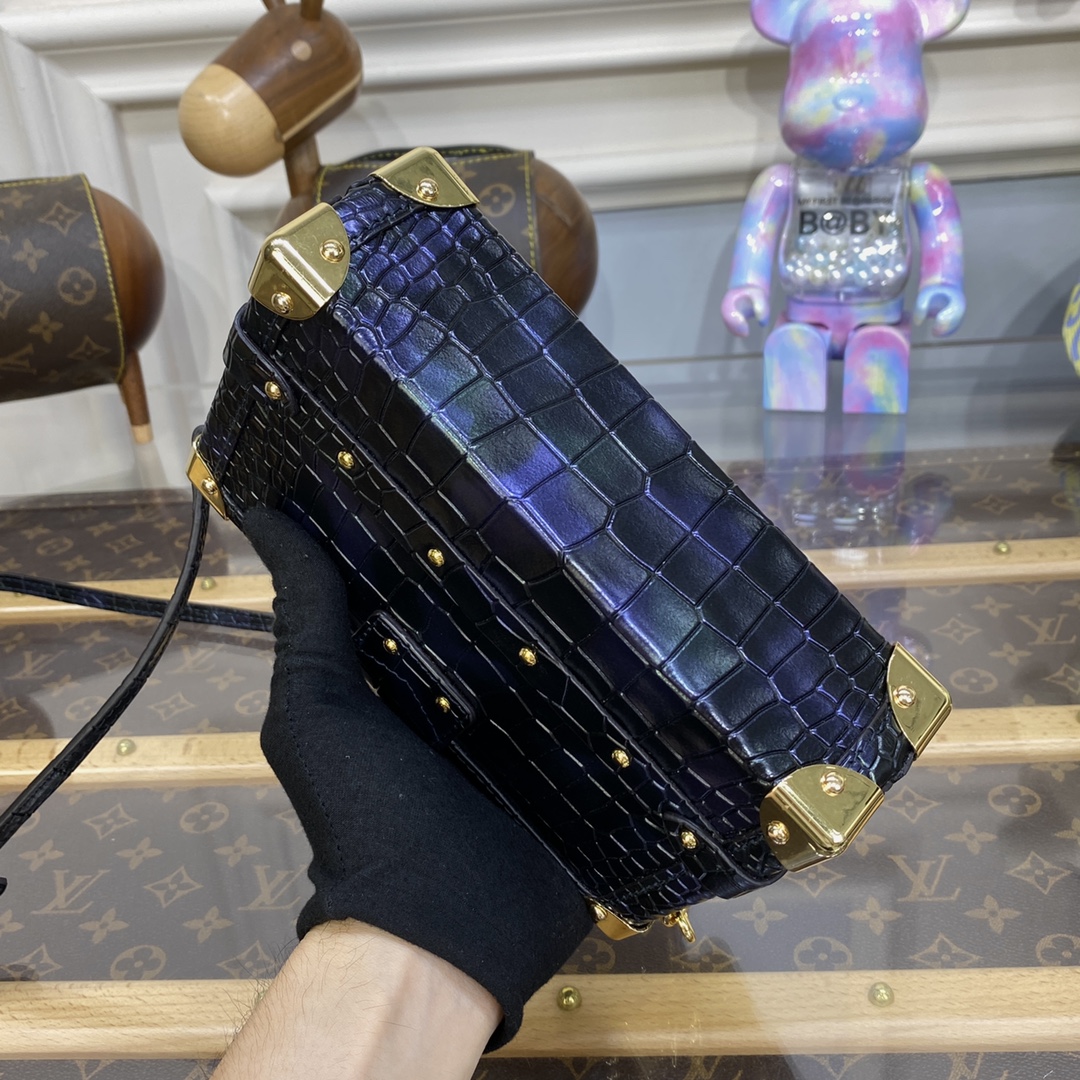 Bagsaaa L0vis Vvtt0n N81604 Petite Malle Cosmic Blue - 20 x 12.5 x 5 cm
