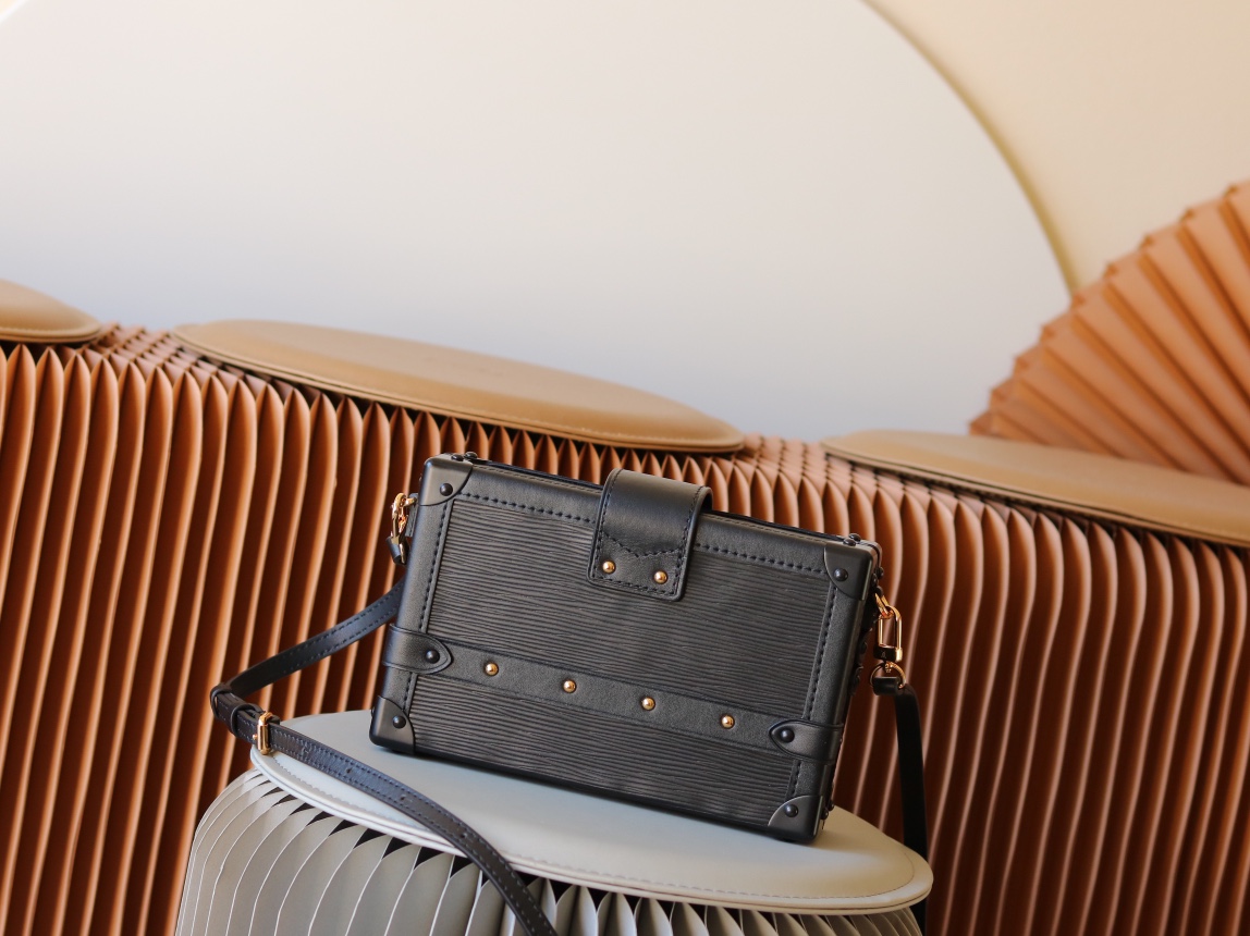 Bagsaaa L0vis Vvtt0n M59179 Petite Malle Black - 20 x 12.5 x 6 cm