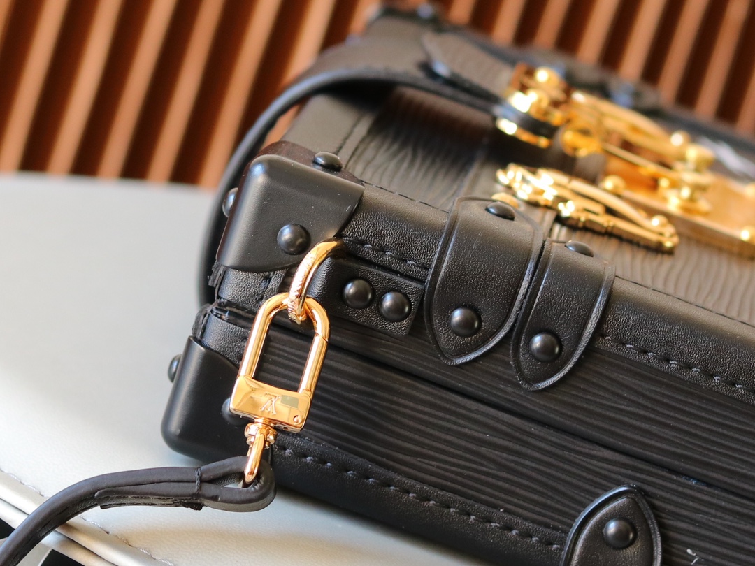 Bagsaaa L0vis Vvtt0n M59179 Petite Malle Black - 20 x 12.5 x 6 cm