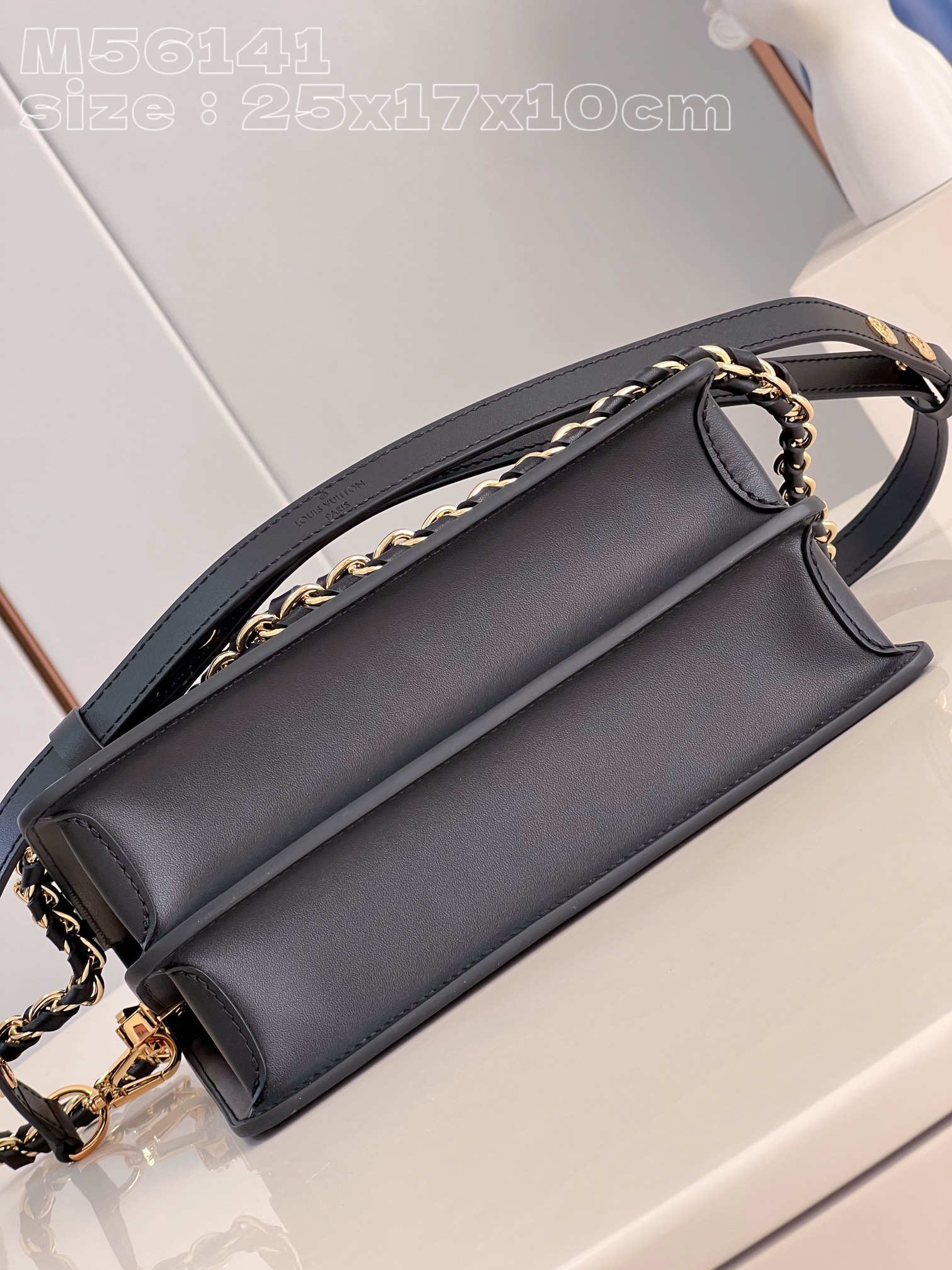 Bagsaaa L0vis Vvtt0n M56141 Dauphine MM Black - 25 x 17 x 10.5 cm