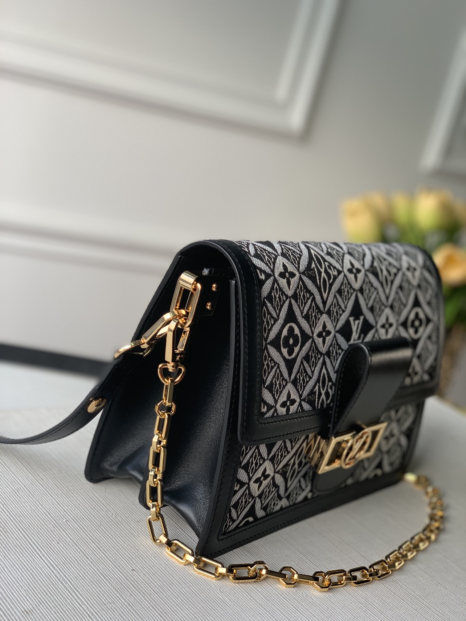 Bagsaaa L0vis Vvtt0n M57211 Since 1854 Dauphine MM Gray - 25 x 17 x 10.5 cm