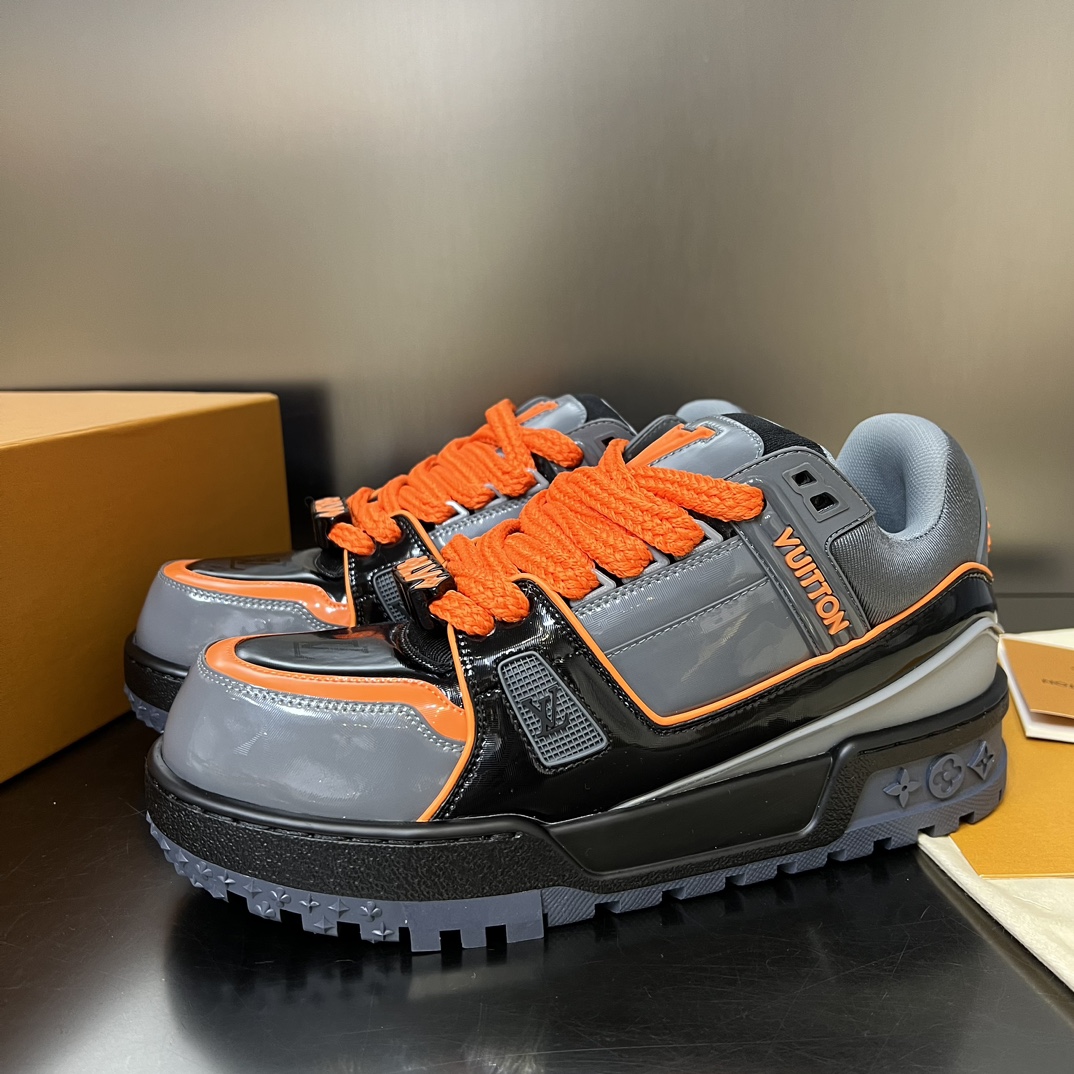 Bagsaaa LV Trainer Maxi Sneaker Noir