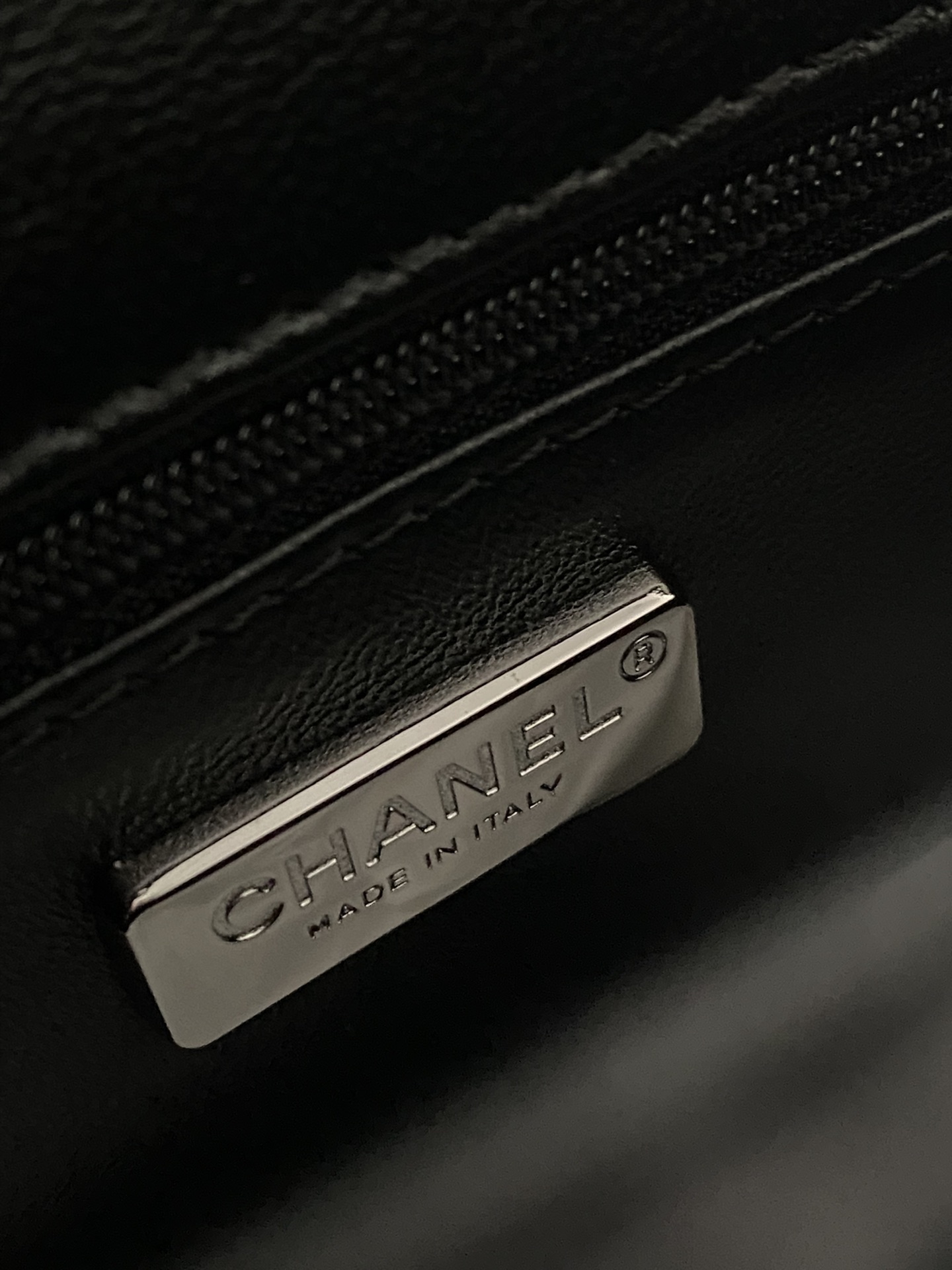 Bagsaaa Ch**el Small Flap Bag Sequins & Ruthenium-Finish Metal Black AS3820 - 20cm