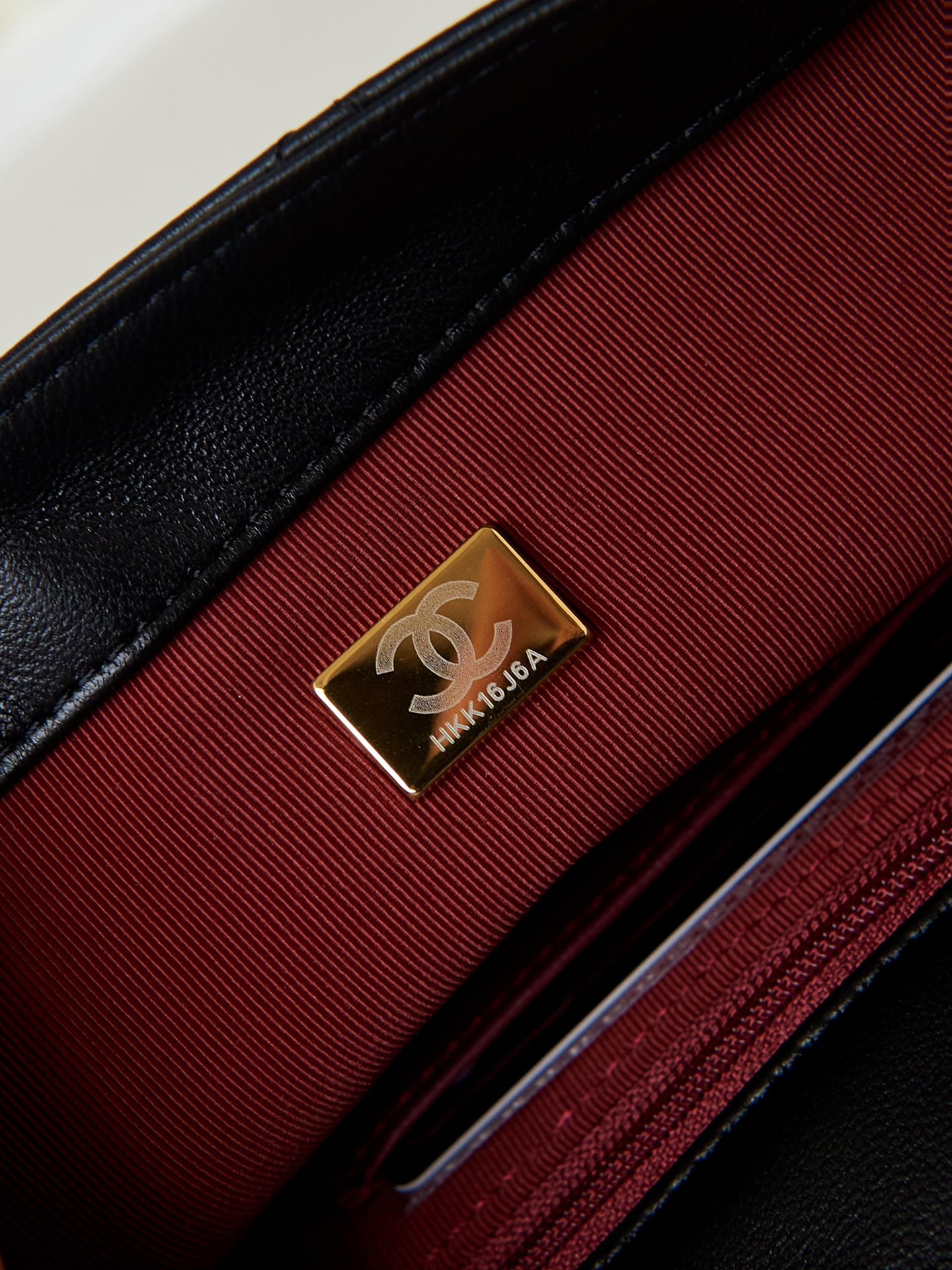 Bagsaaa Ch**el Small Flap Bag Black Lambskin AS4231 - 17 × 21 × 6 cm