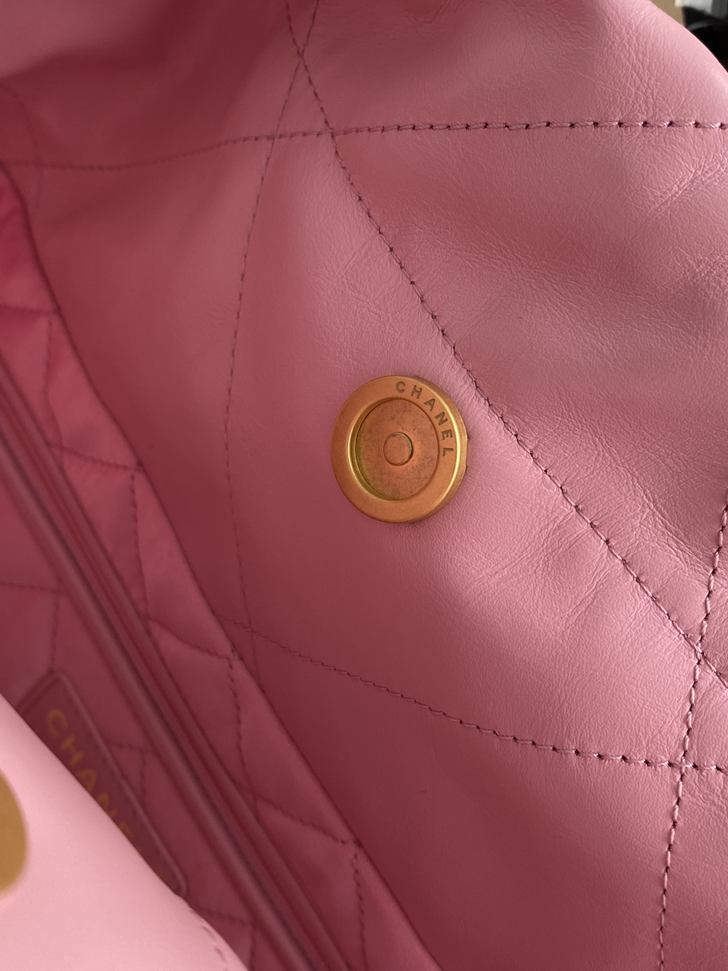 Bagsaaa Ch**el 22 Handbag Coral Pink AS3261 - 39×42×8 cm