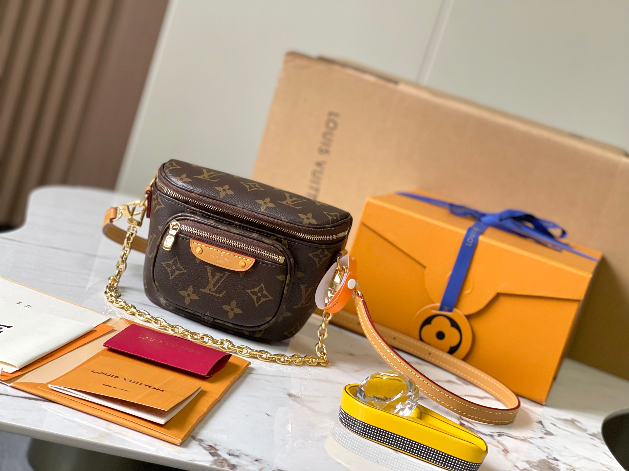 Bagsaaa L0vis Vvtt0n Mini Bumbag Monogram M82335 - 17x12x9.5cm
