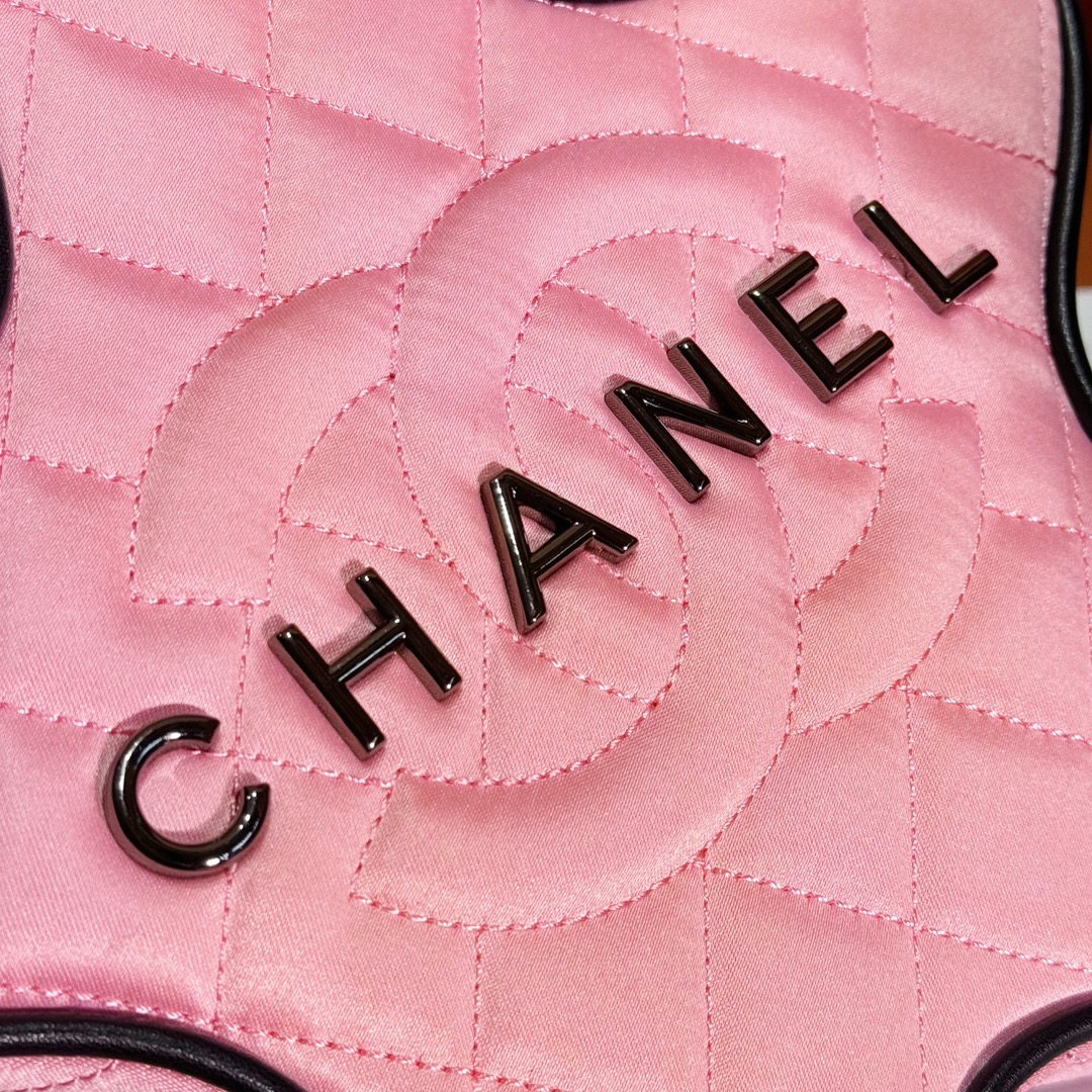 Bagsaaa Ch**el Star Handbag AS4579 Light Pink - 22.5 × 22.5 × 6 cm