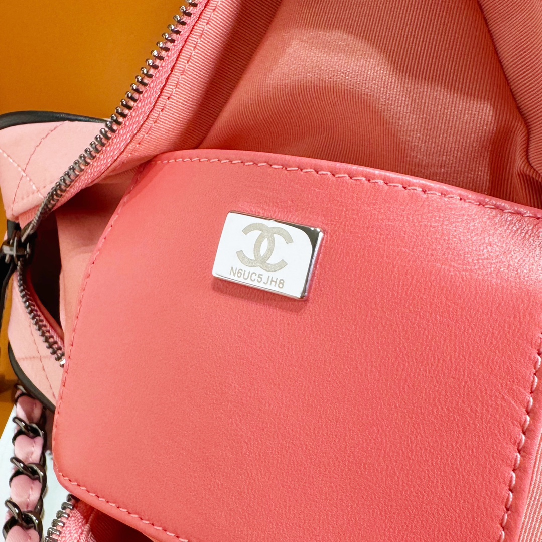 Bagsaaa Ch**el Star Handbag AS4579 Light Pink - 22.5 × 22.5 × 6 cm