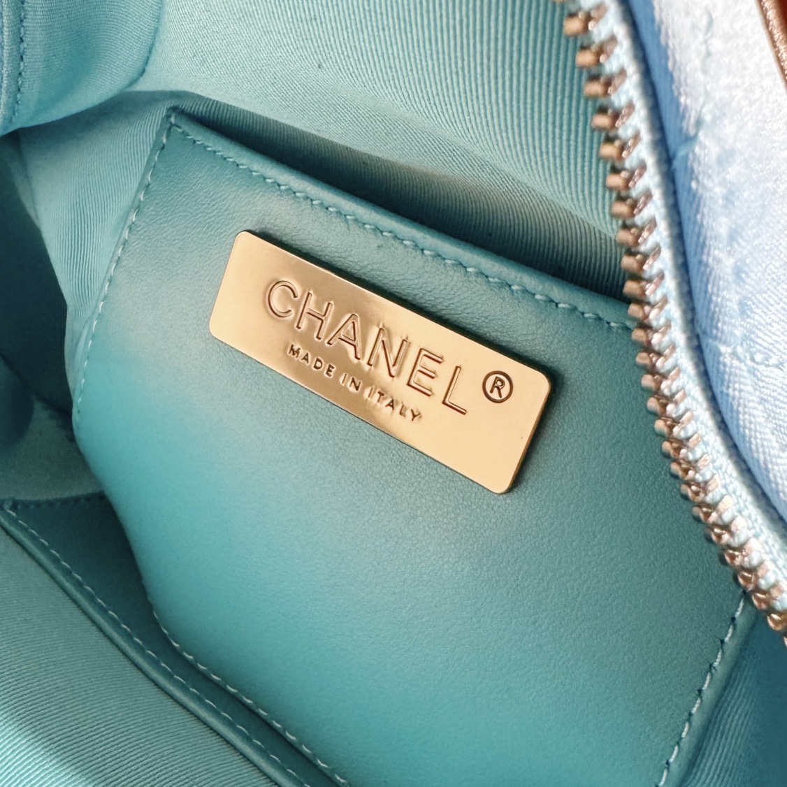 Bagsaaa Ch**el Star Handbag AS4579 Blue - 22.5 × 22.5 × 6 cm