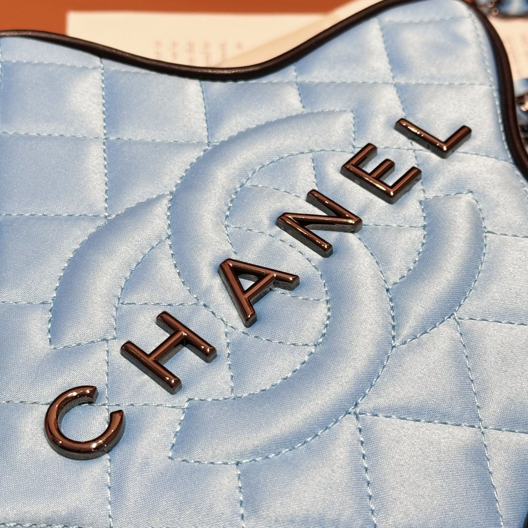 Bagsaaa Ch**el Star Handbag AS4579 Blue - 22.5 × 22.5 × 6 cm