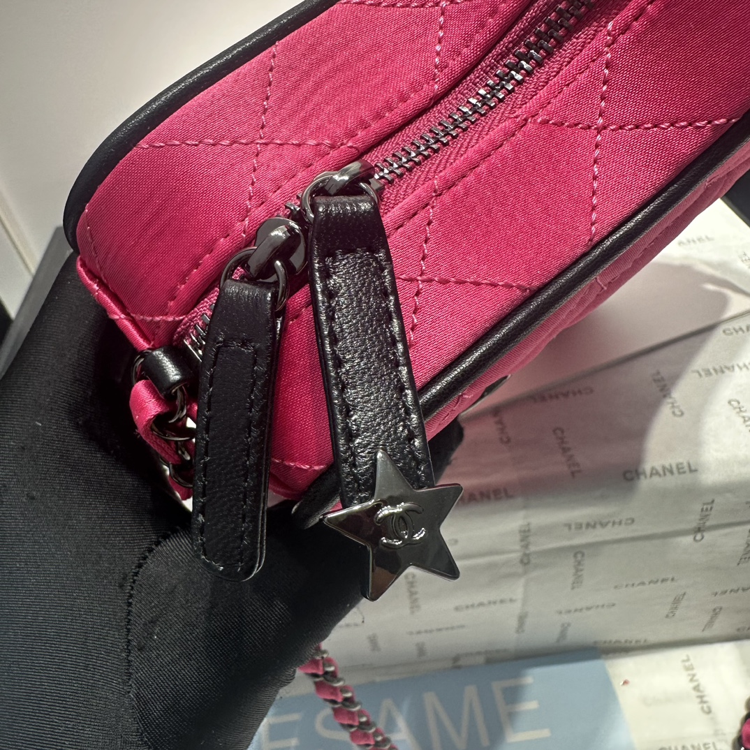 Bagsaaa Ch**el Star Handbag AS4579 Pink - 22.5 × 22.5 × 6 cm