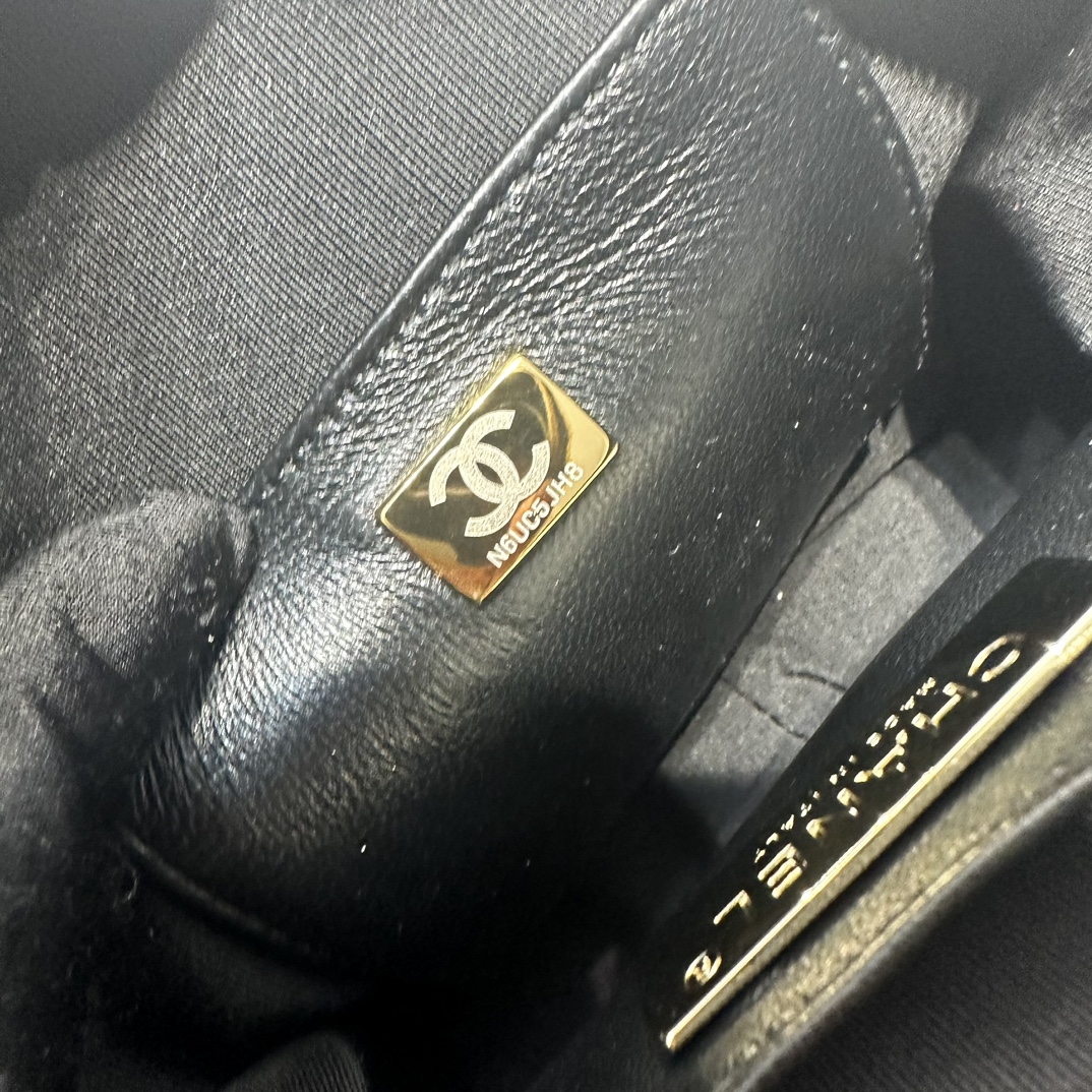 Bagsaaa Ch**el Star Handbag AS4579 Black - 22.5 × 22.5 × 6 cm